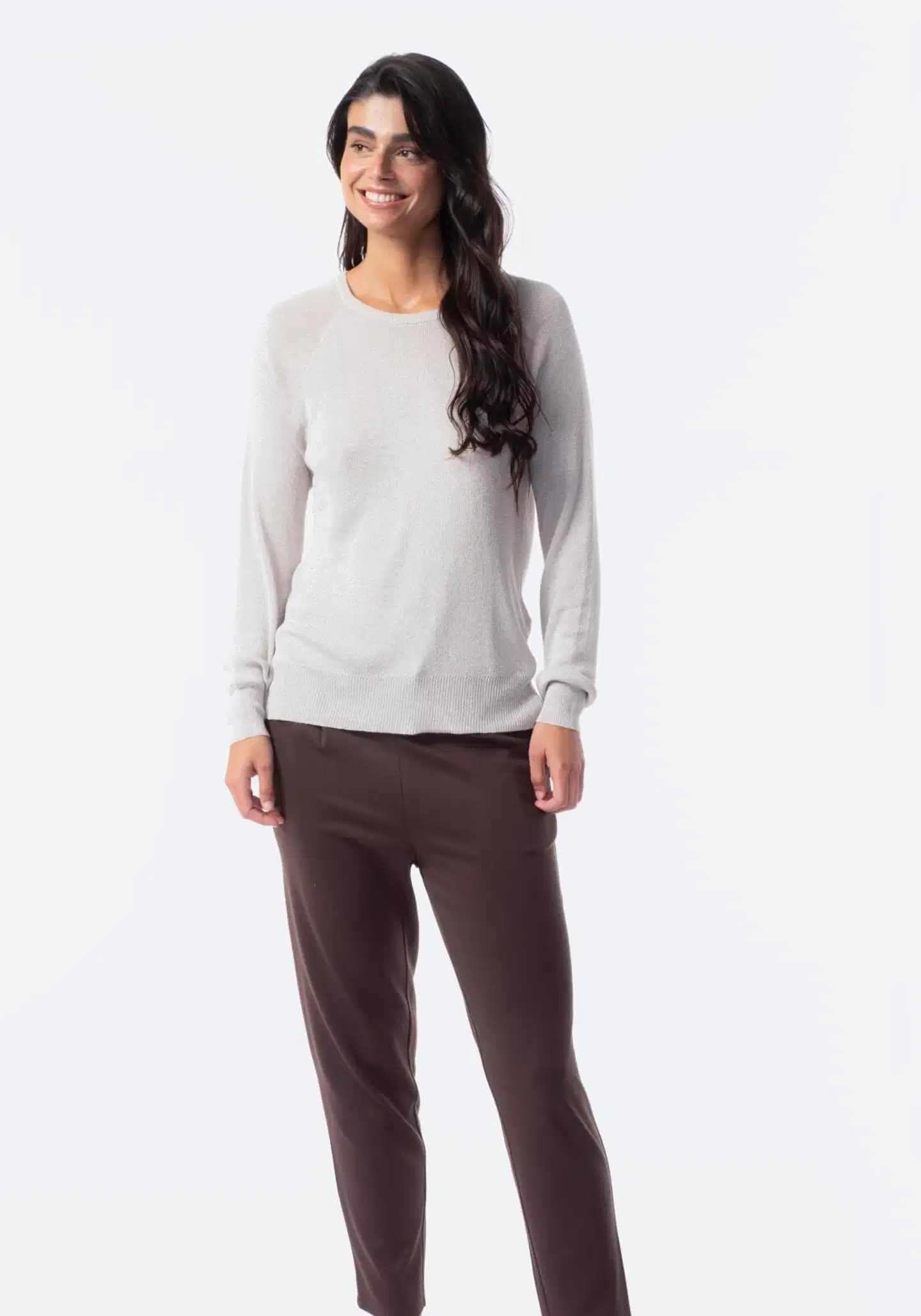 TEX naisten kimalleneule I286115 - GOLD - 2