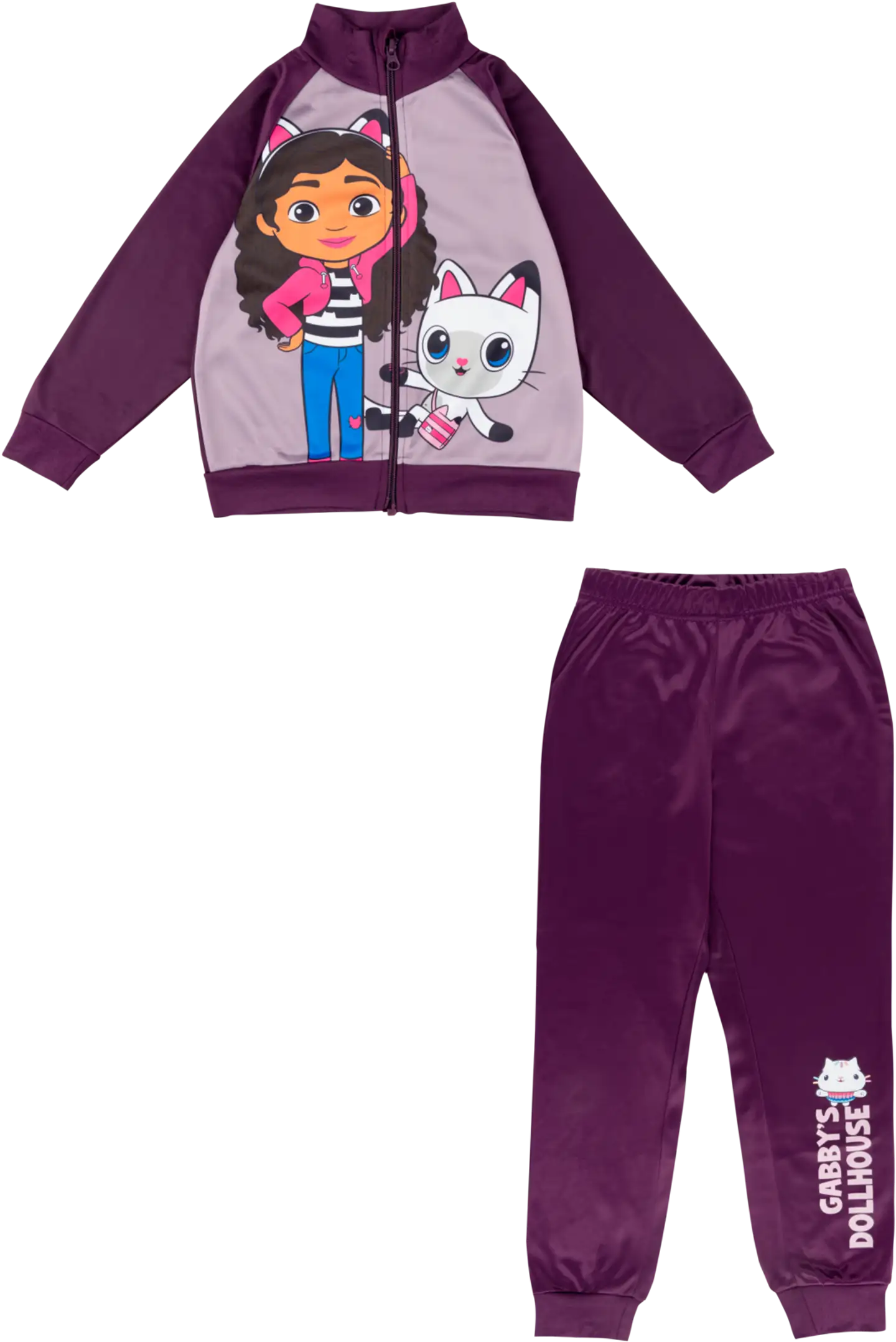 Gabby's Dollhouse lasten verkkaripuku GDQ20003 - Purple - 1