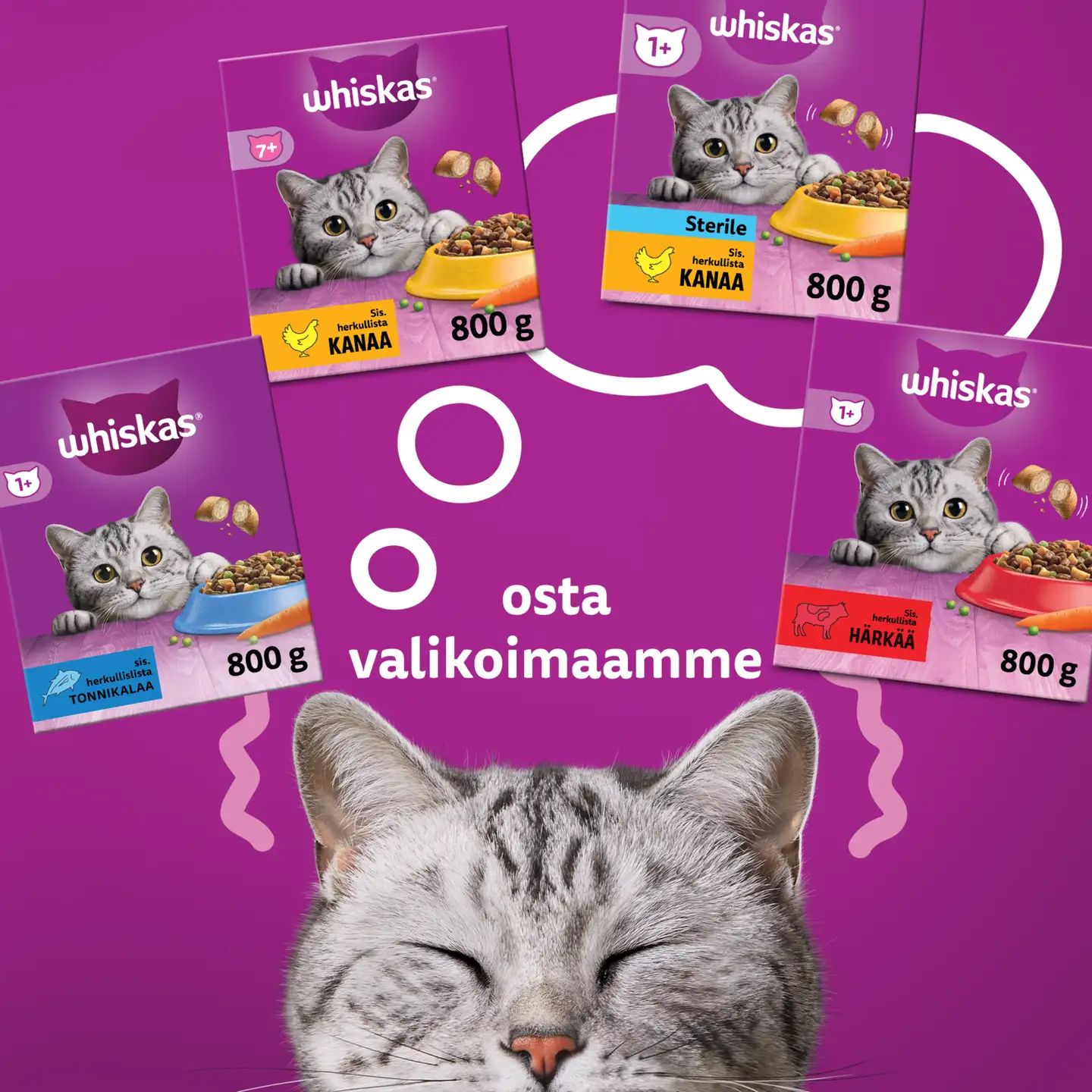 Whiskas 1+ Tonnikalaa 800g - 7