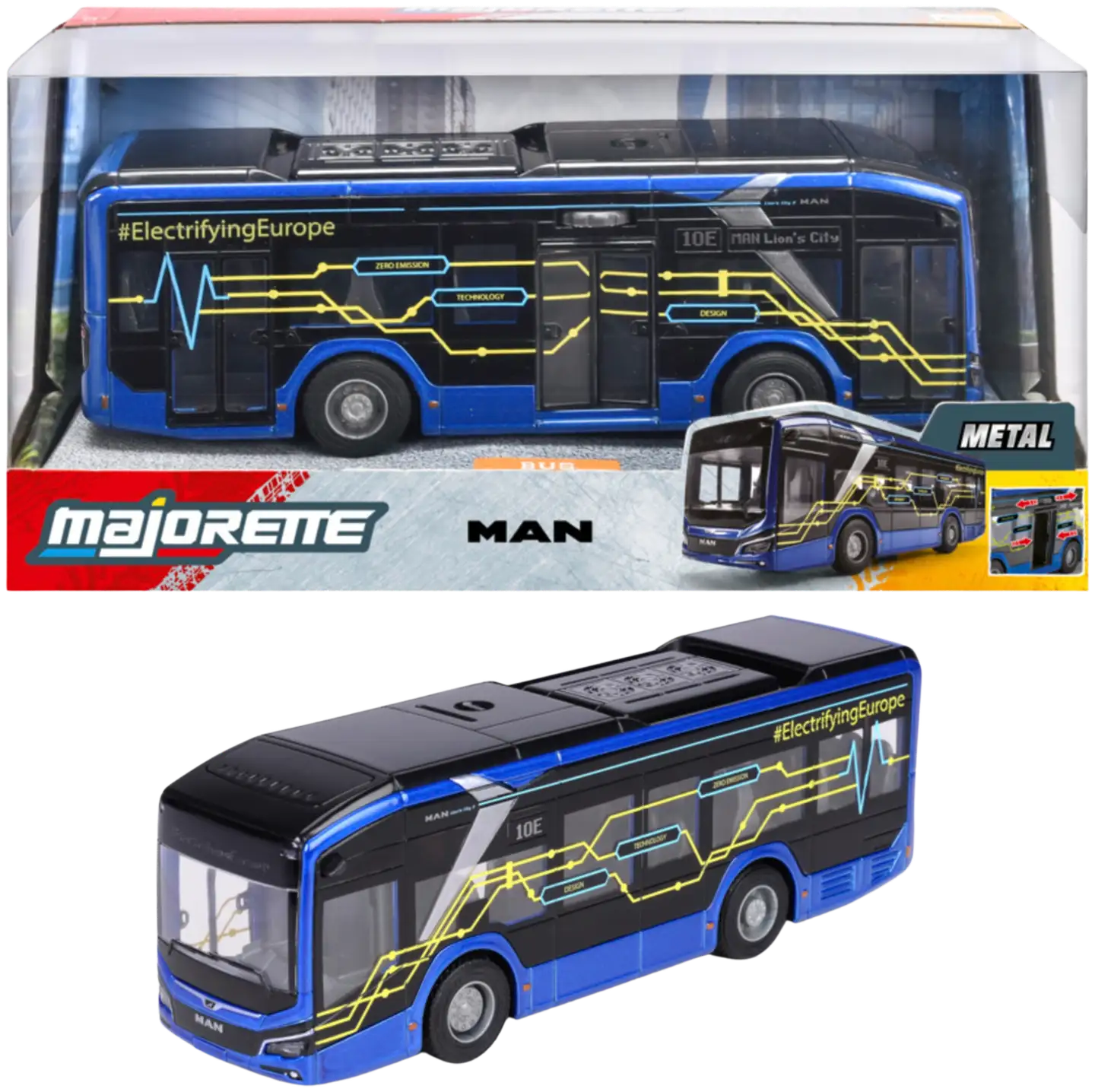 Majorette MAN Lion's City 10 E linja-auto - 1