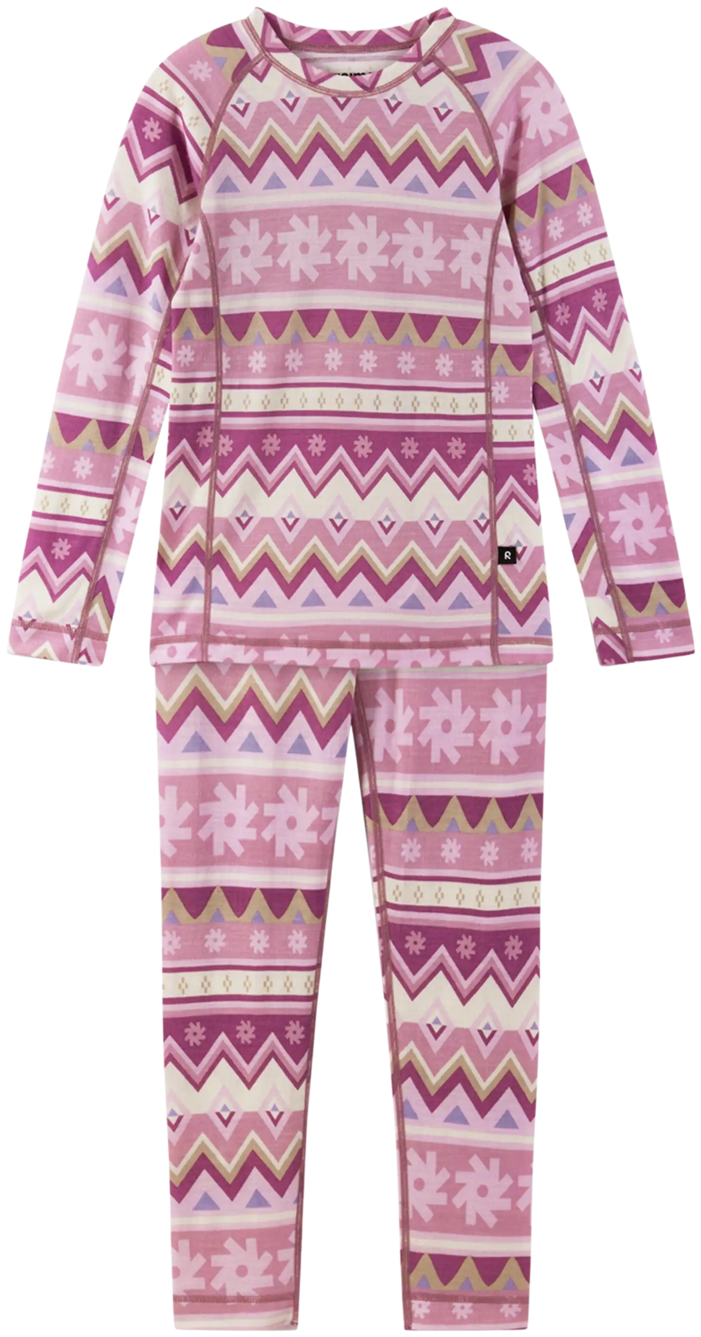 Reima lasten villa-aluskerrasto Taitoa - Grey Pink - 1
