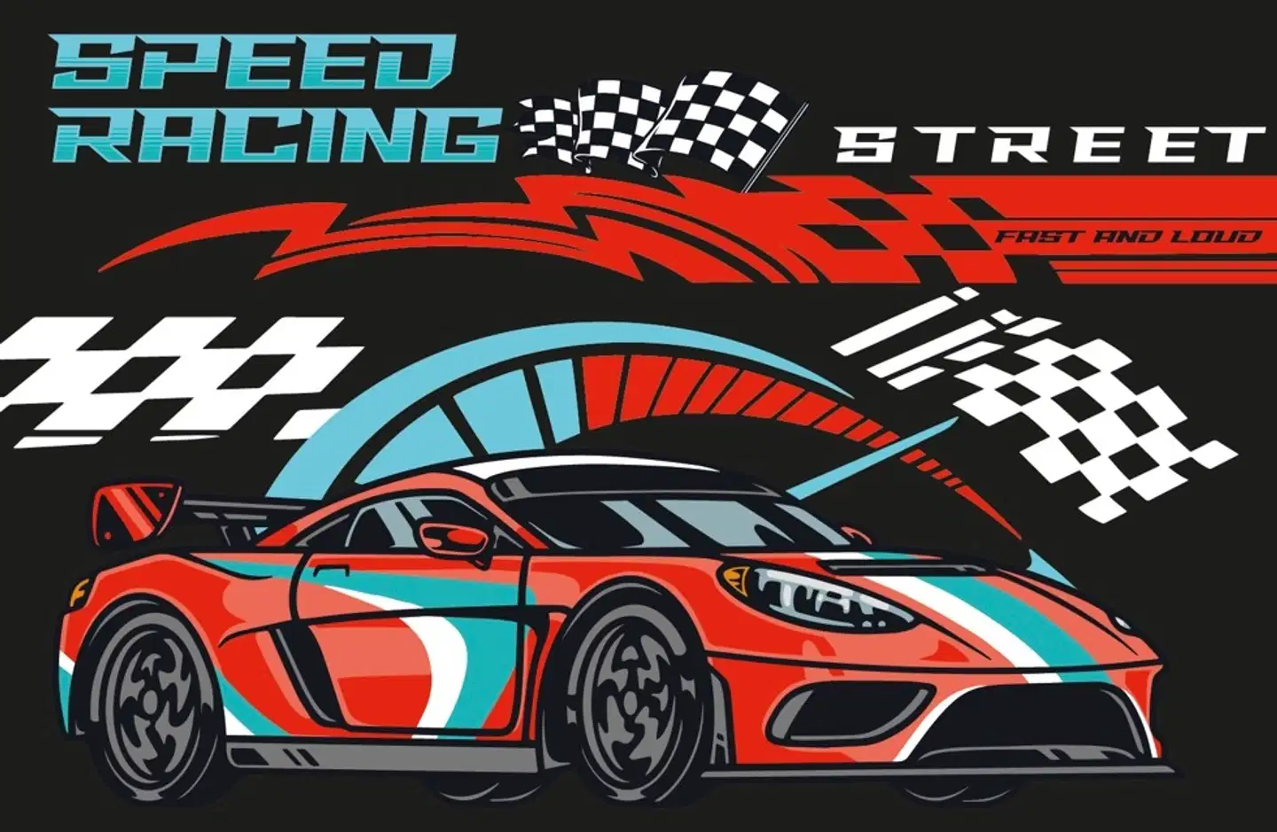 Speed Racing kirjoitusalusta 60x40cm displayssa