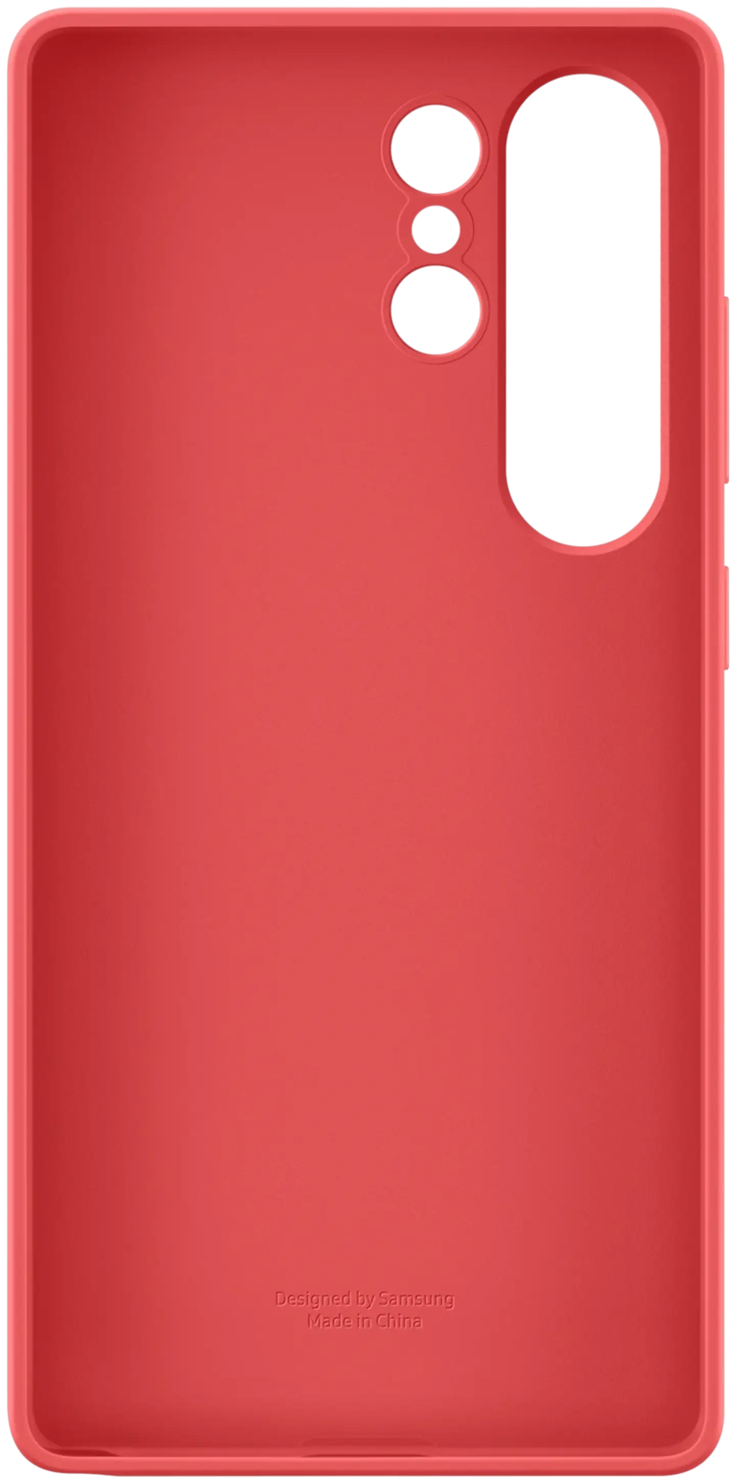 Samsung s25 suojakuori ultra silicone case red - 5