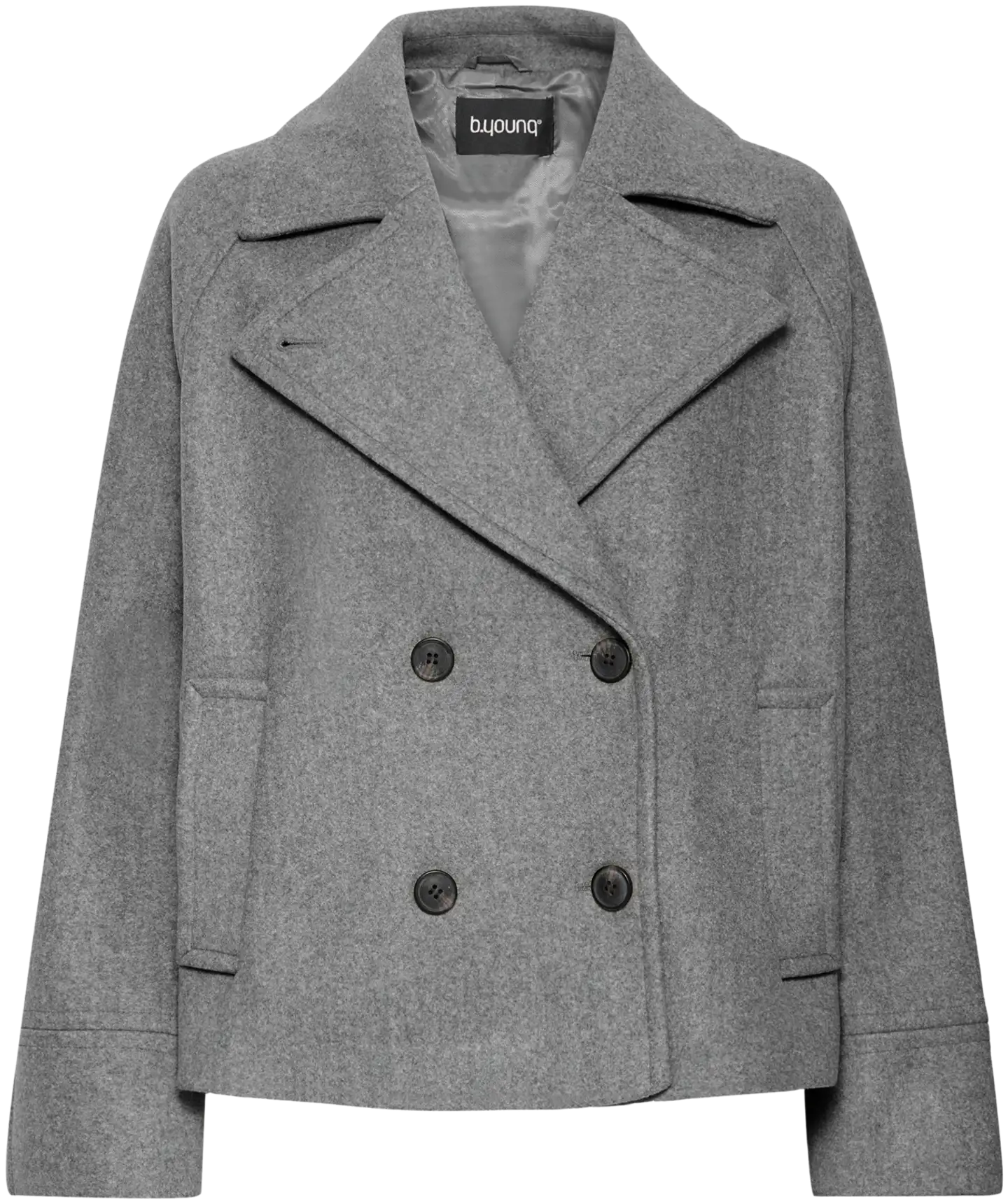 B.young naisten takki Bycilia SH - Mid Grey Melange - 1