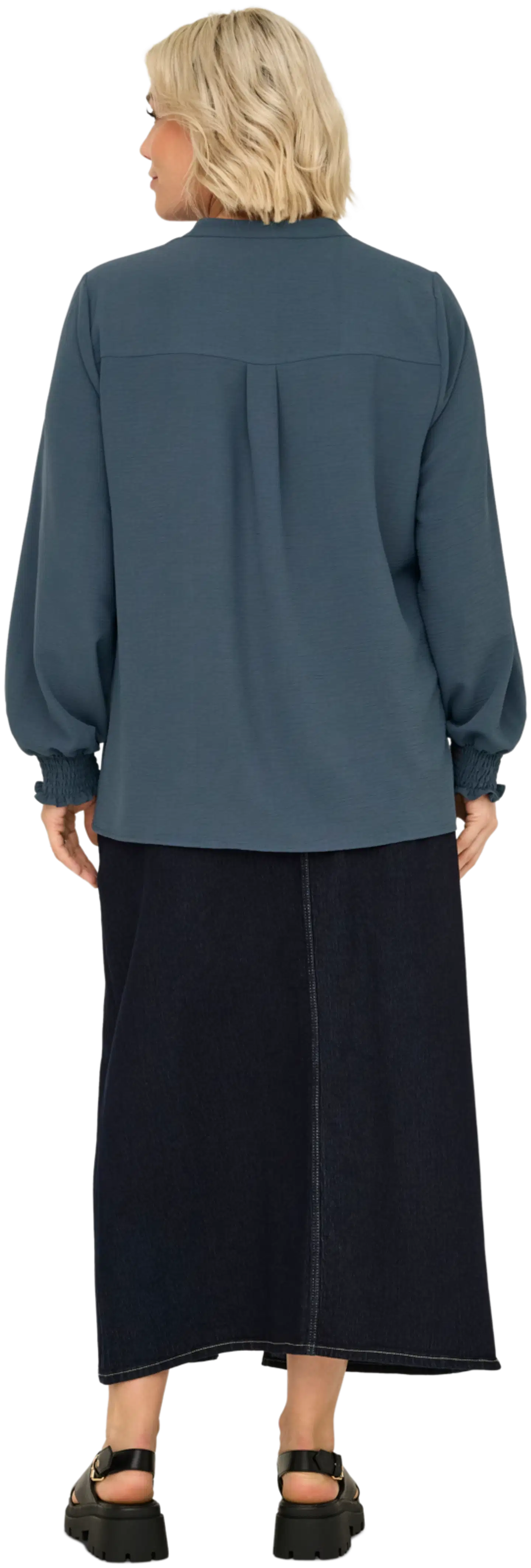 ONLY CARMAKOMA naisten paita Carmetta - Ombre Blue - 5
