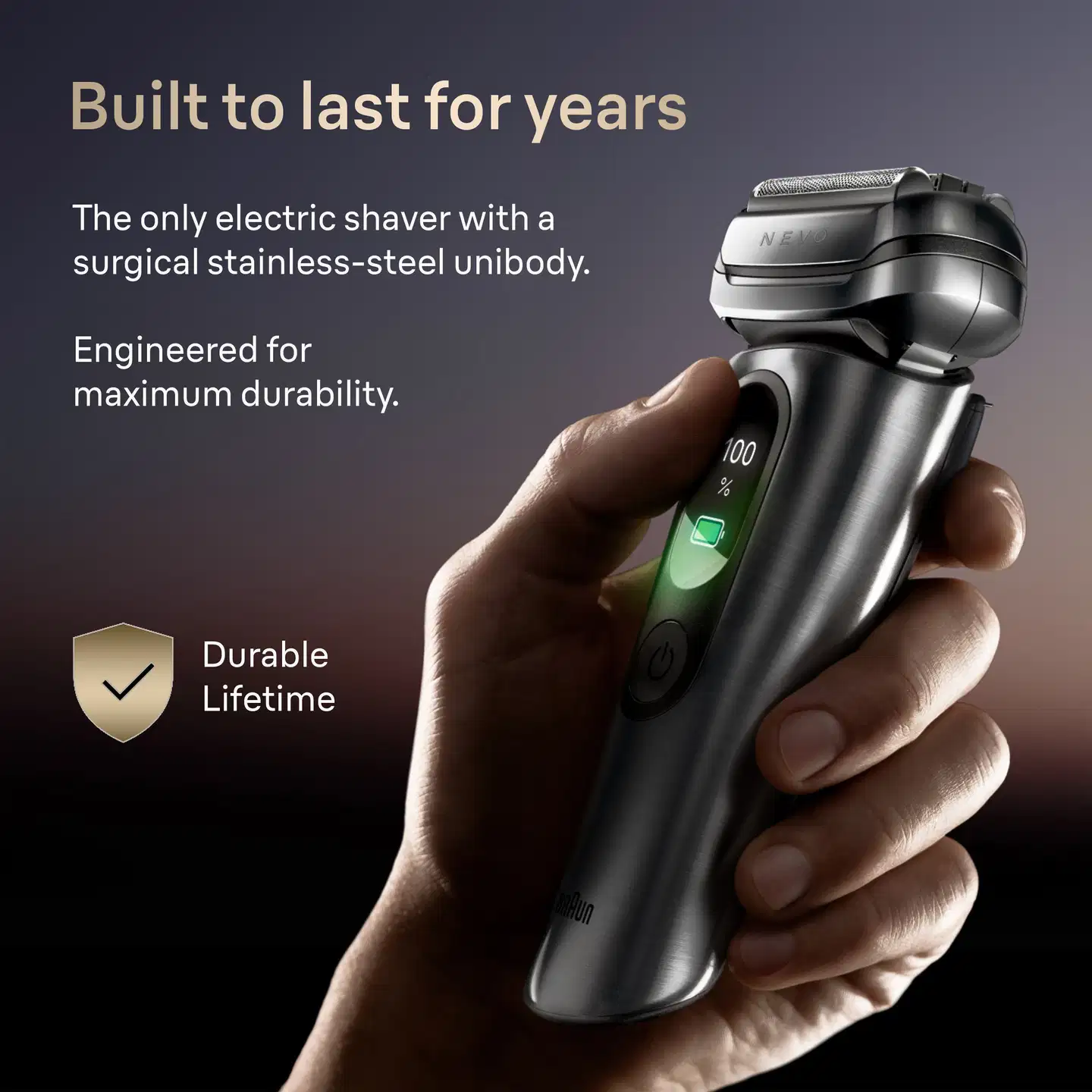 Braun NEVO parranajokone NEVO11000C hopea - 9