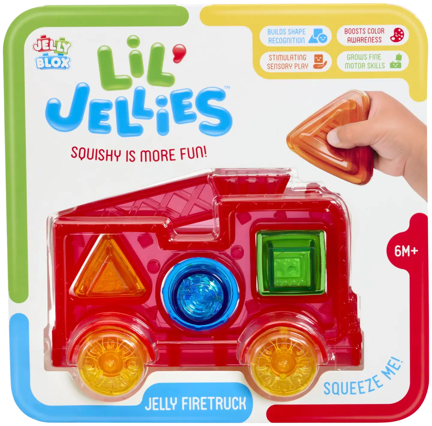 Jelly Blox Lil' Jellies Jelly Fire Truck -vauvalelu - 7