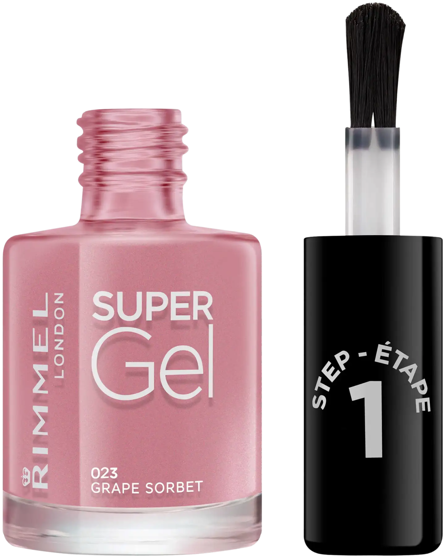 Rimmel 12ml Super Gel Nail Polish 023 Grape Sorbet kynsilakka - 2