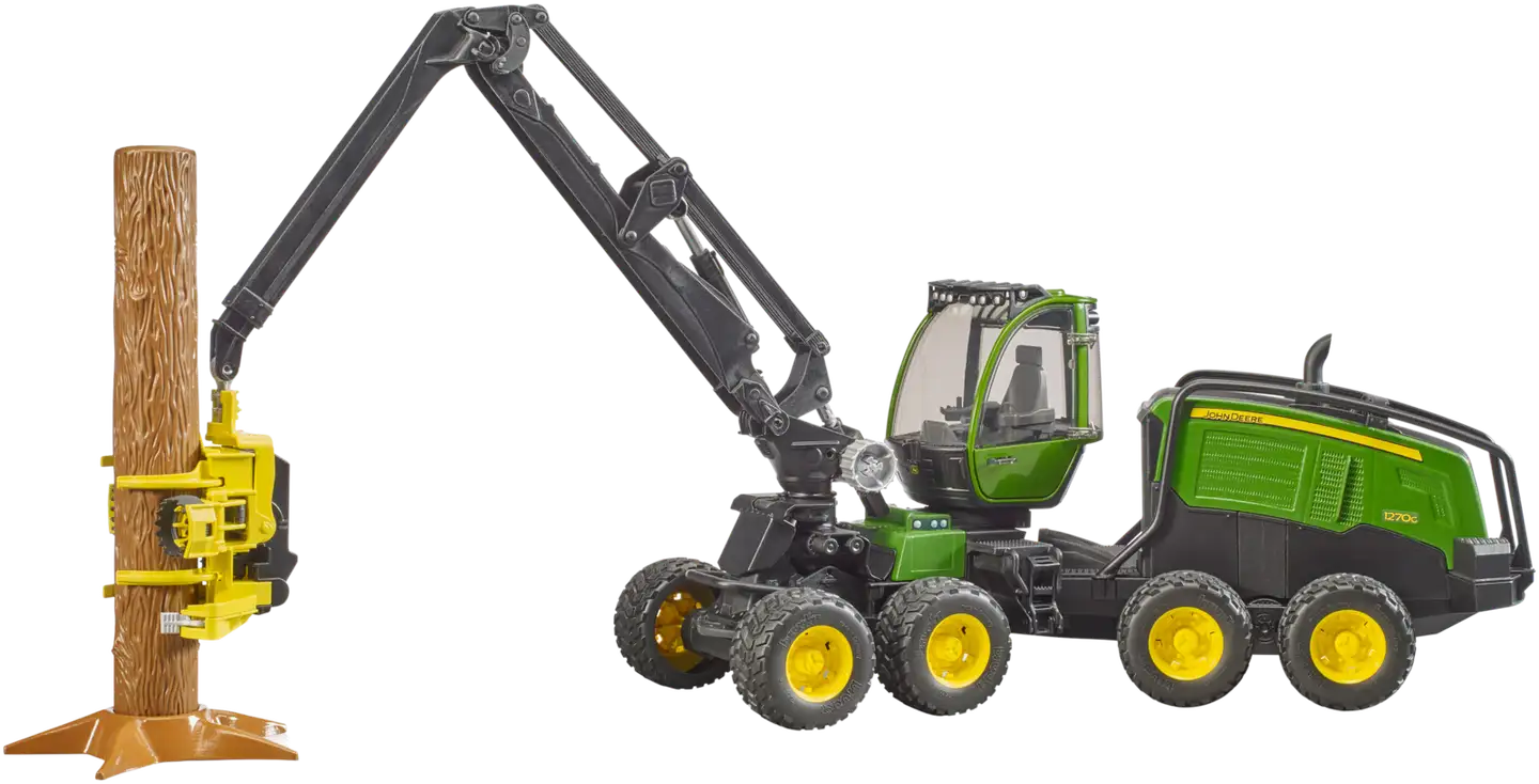 Bruder John Deere 1270G harvesteri tukilla - 1