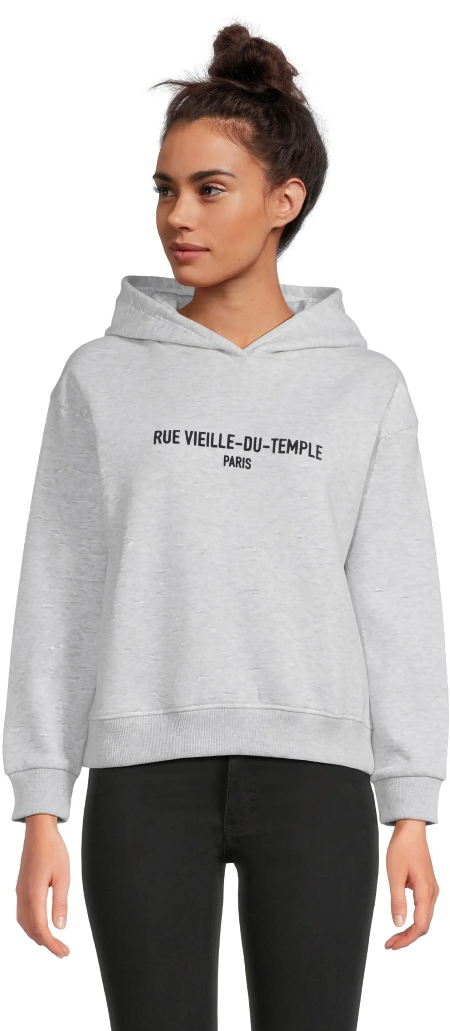 WKLY. naisten collegehuppari 213W000110 - Lt. grey mel - 1