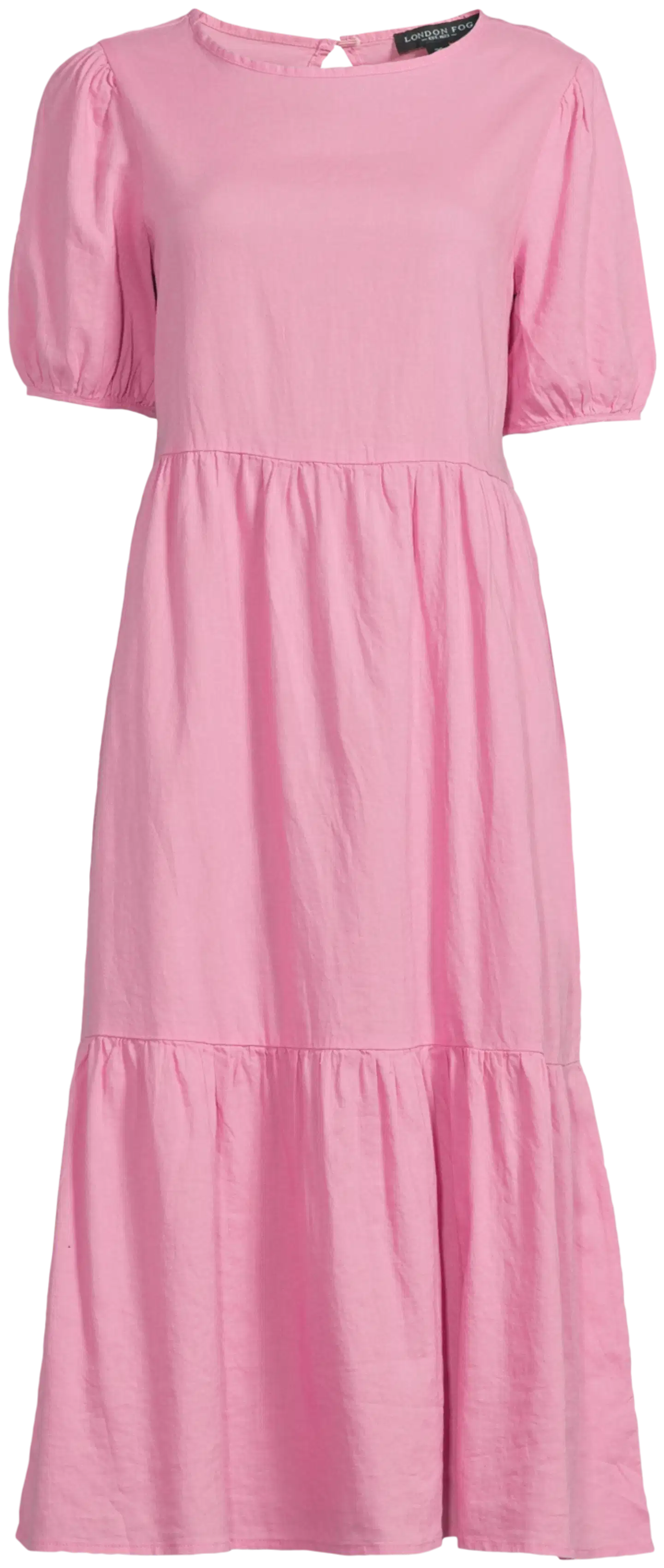 London Fog naisten pellavasekoitemekko 218L261703 - Cashmere rose - 2