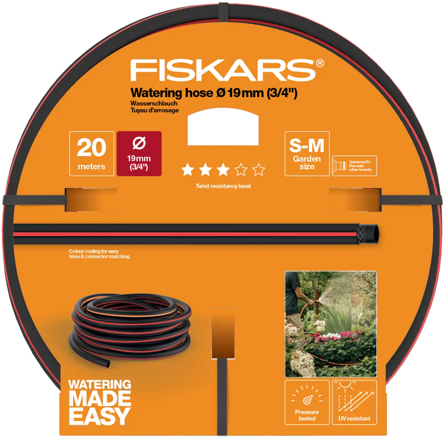 Kasteluletku 19mm (3/4") 20m Q3 Fiskars - 1