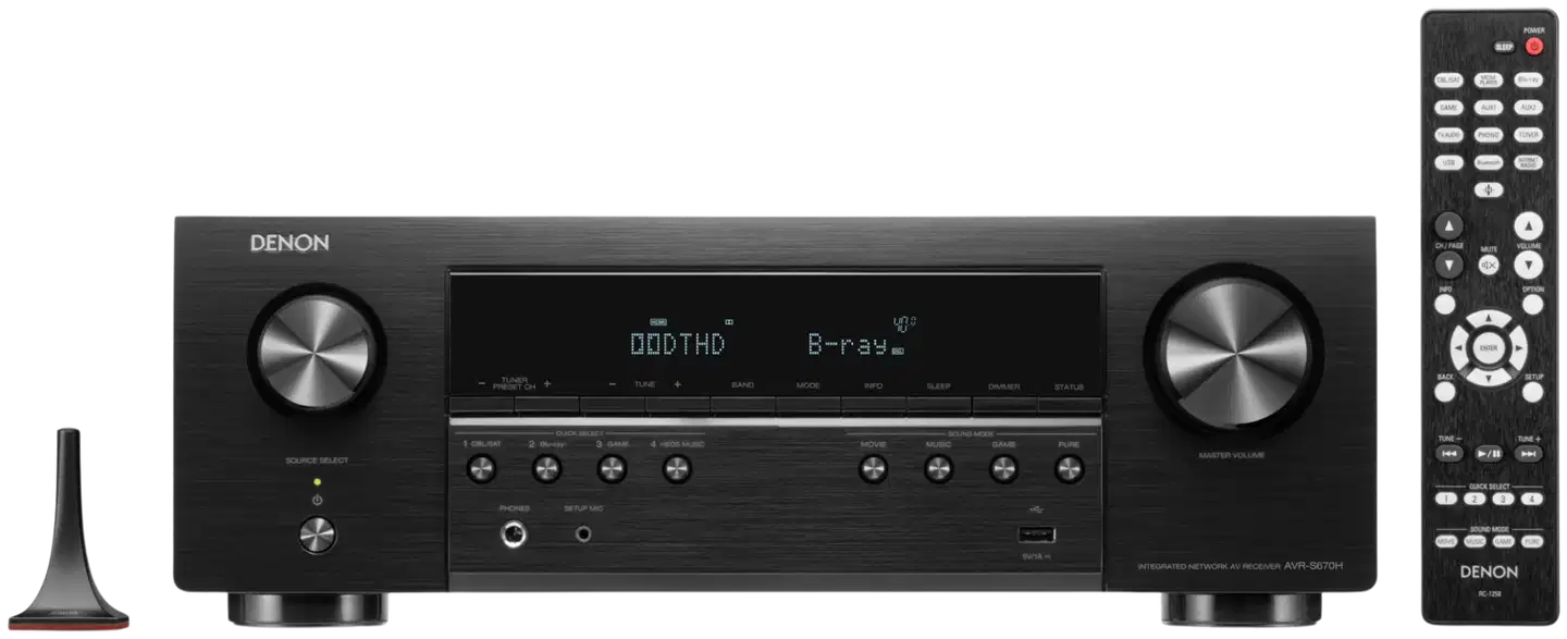 Denon AV-vahvistin HEOS AVR-S670H - 1