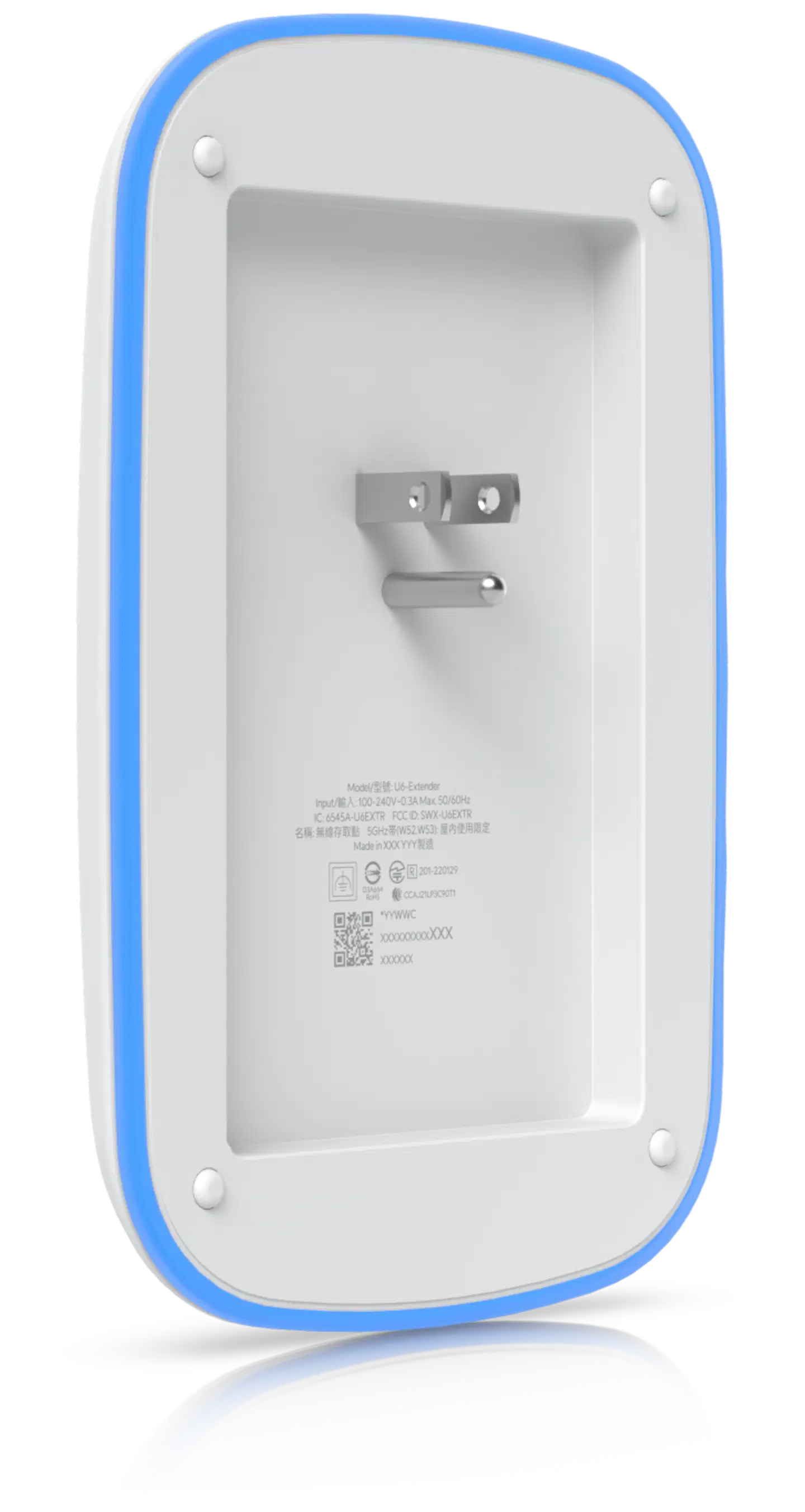 Ubiquiti plug-and-play WiFi 6 -kantaman laajennin pistorasiaan U6-EXTENDER - 3