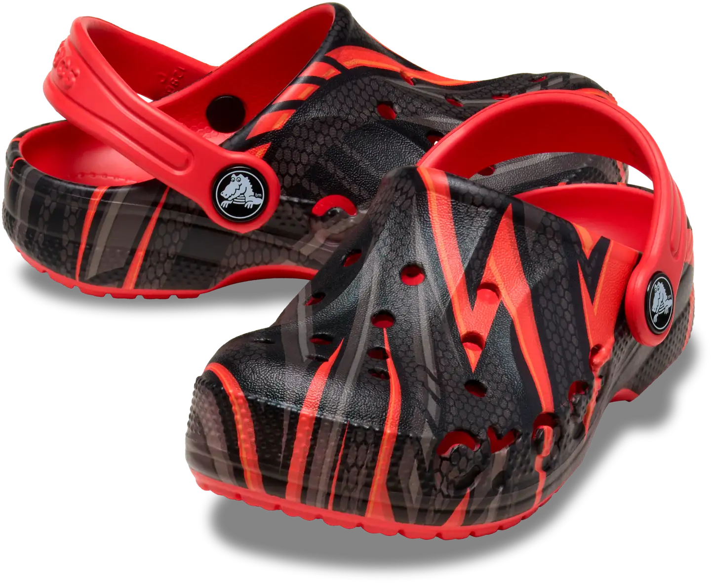 Crocs lasten pistokas Baya Seasonal Printed - Flame - 1