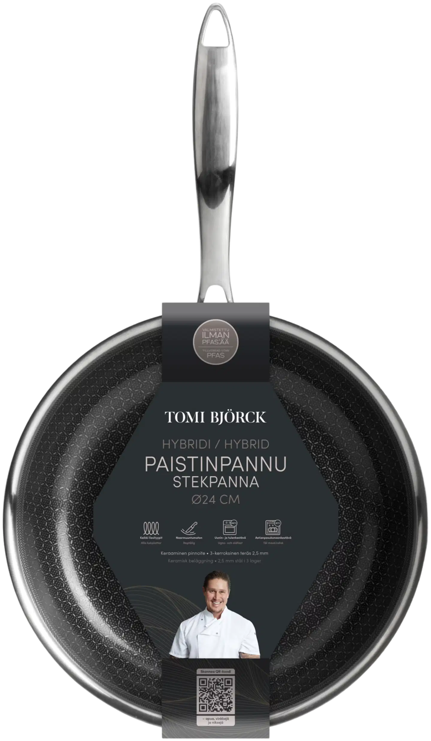 Tomi Björck hybridi paistinpannu 24 cm - 2