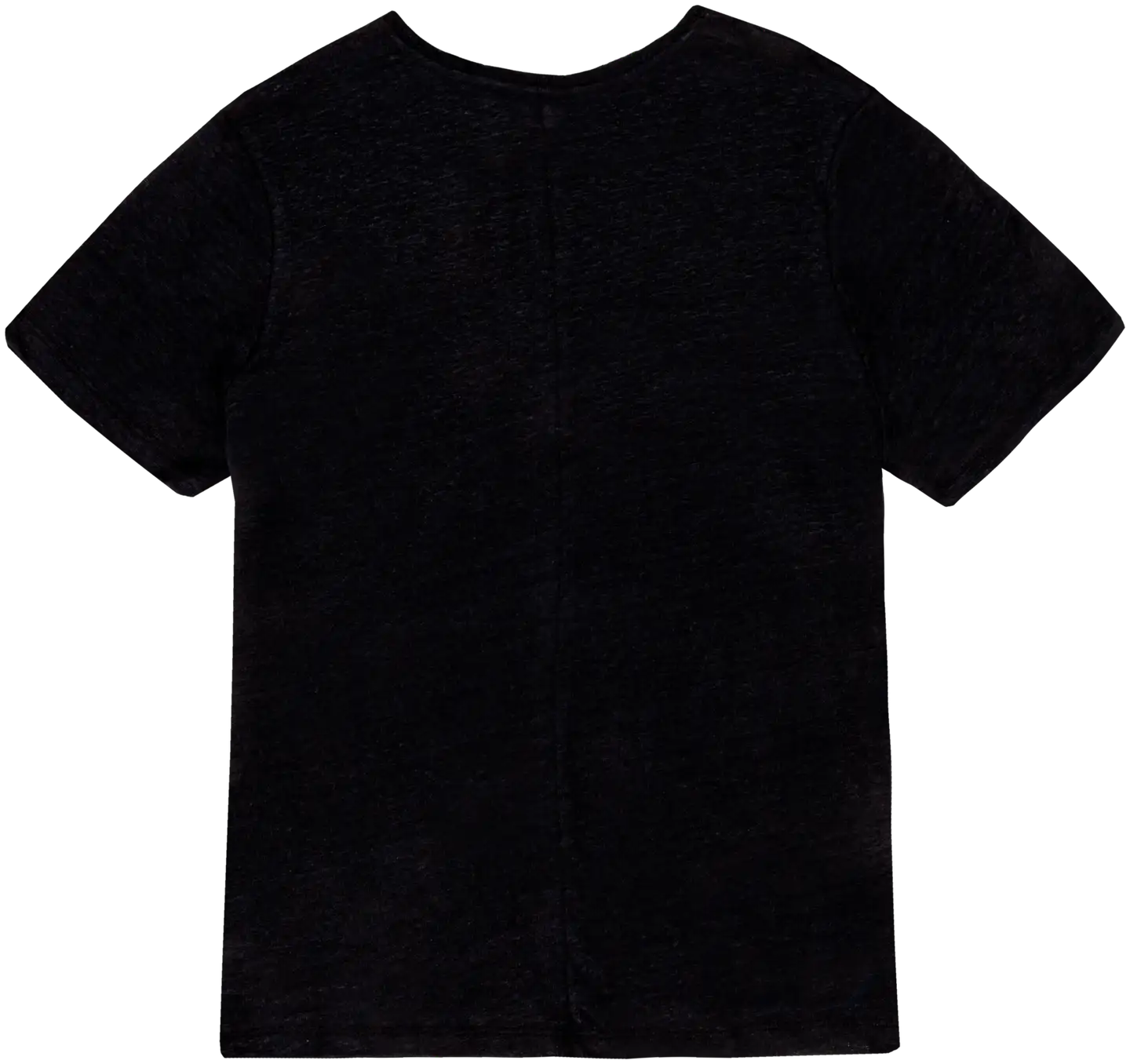 TEX naisten t-paita pellava I983064 - BLACK 1 - 2