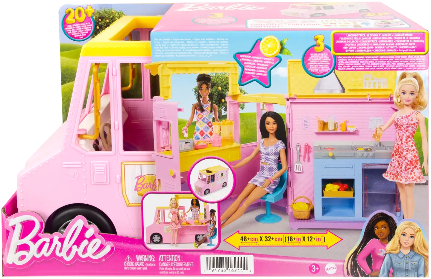 Barbie Lemonade Truck -leikkisetti - 2