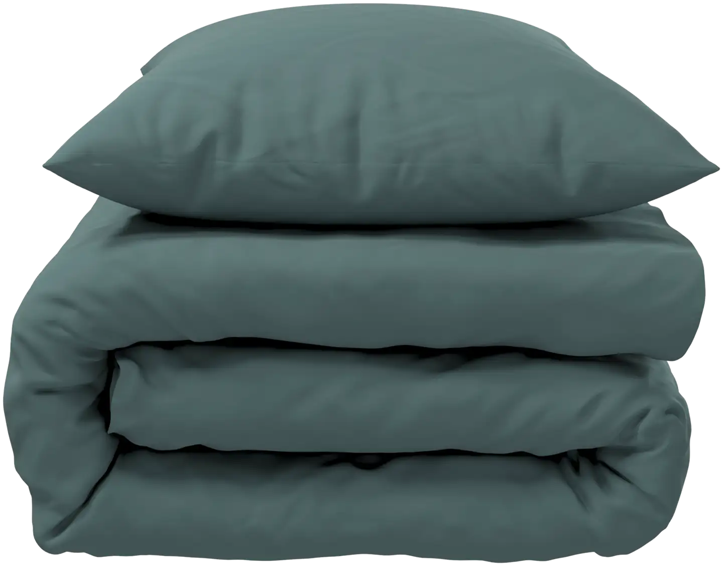 mistral Home pussilakanasetti Washed Cotton 150x210 cm, tumman vihreä - 1