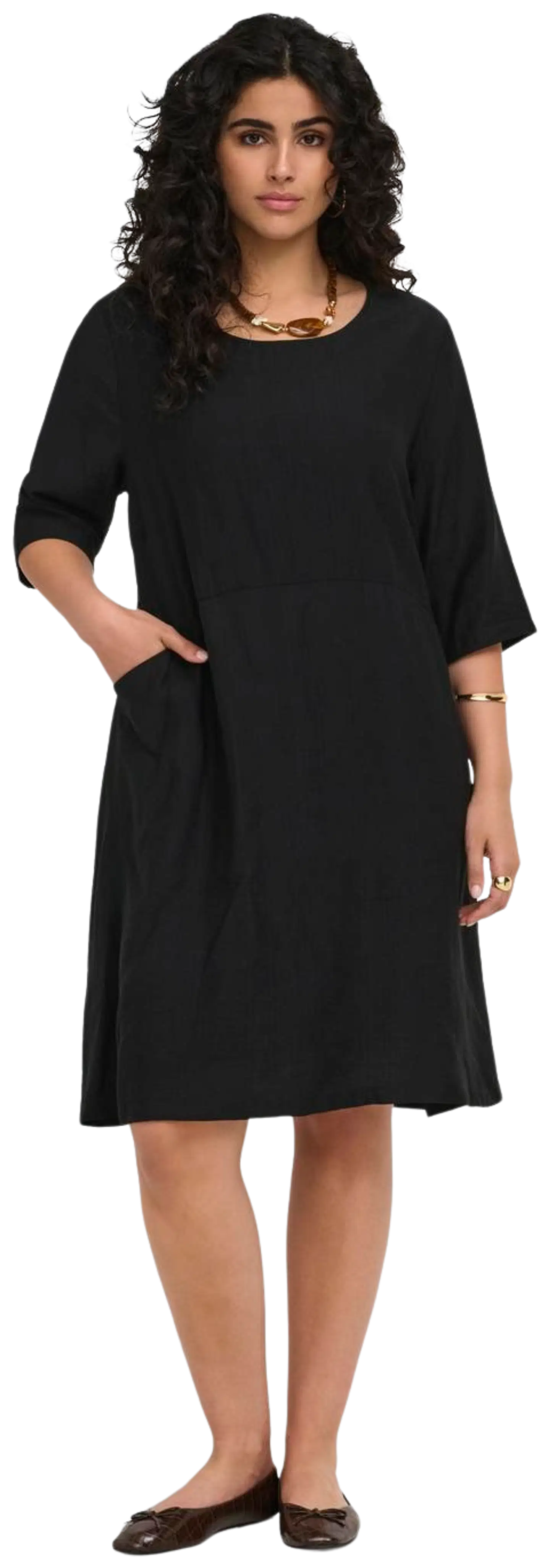 Only Carmakoma naisten mekko Carjoanna - Black - 7