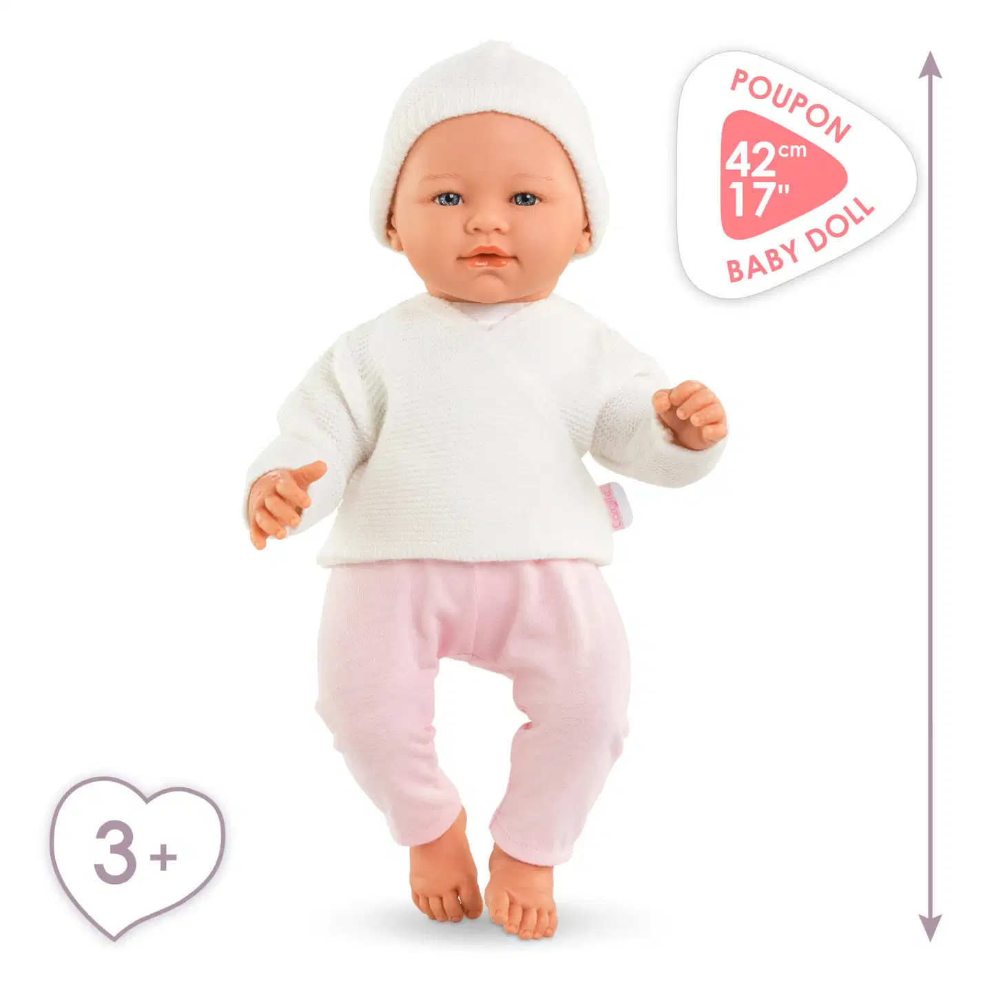 Corelle - Rose vauvanukke, 42 cm ja tarvikkeita - 9