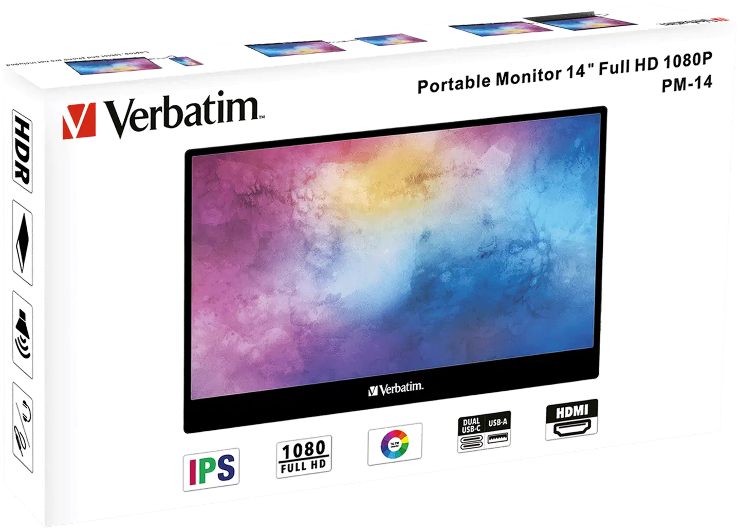 Verbatim PM-14 kannettava näyttö 14" Full HD 1080p - 4