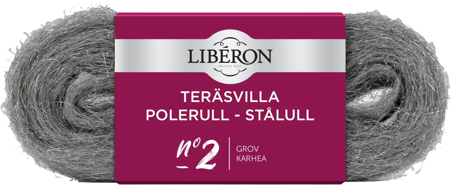 Liberon Teräsvilla No. 2 karhea 100g