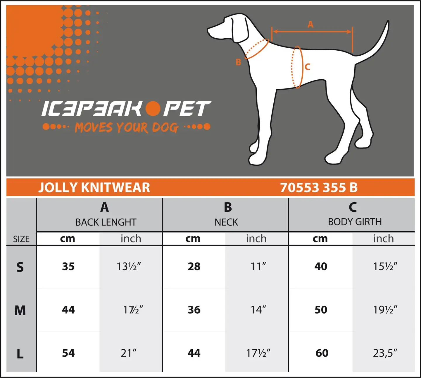 Icepeak Pet neule Jolly S vihreä - 5