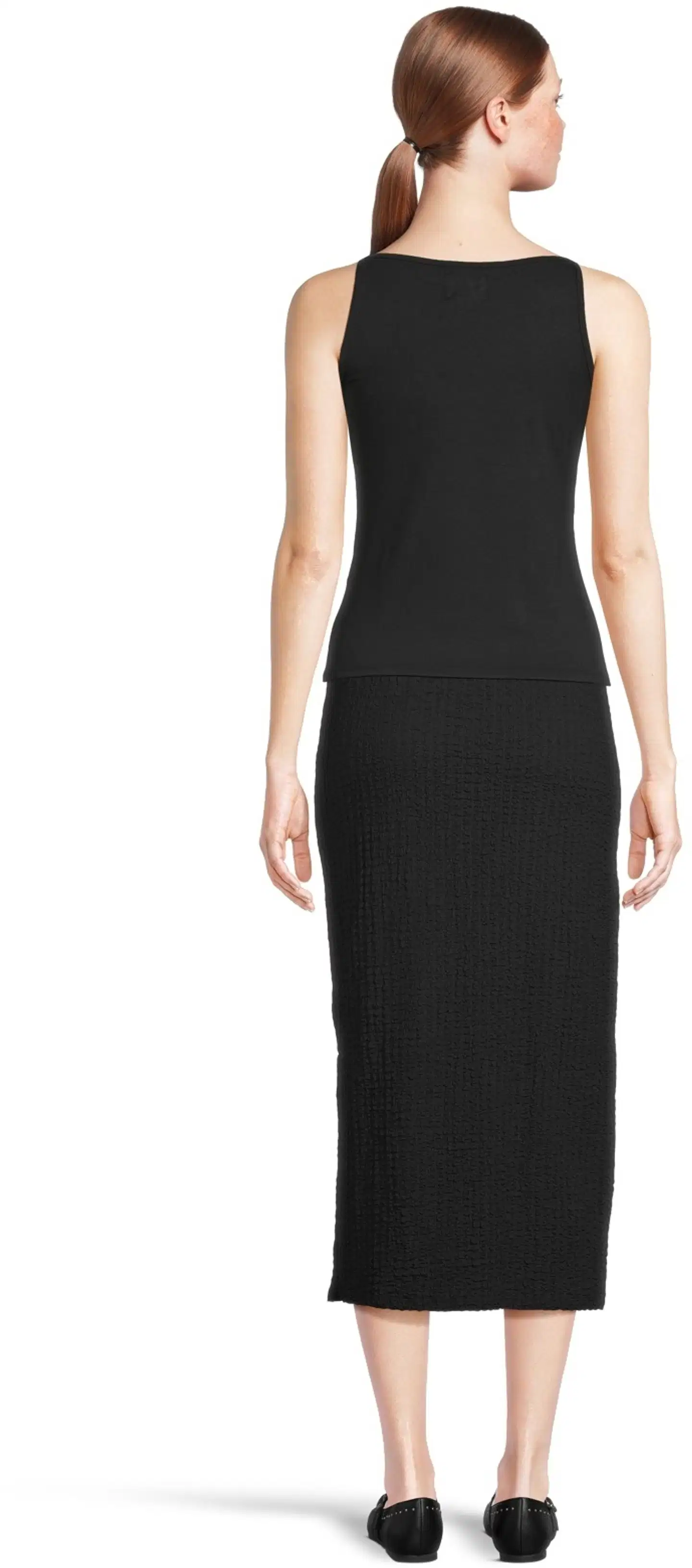 WKLY. naisten venäpääntie toppi 213W030125 - BLACK - 3