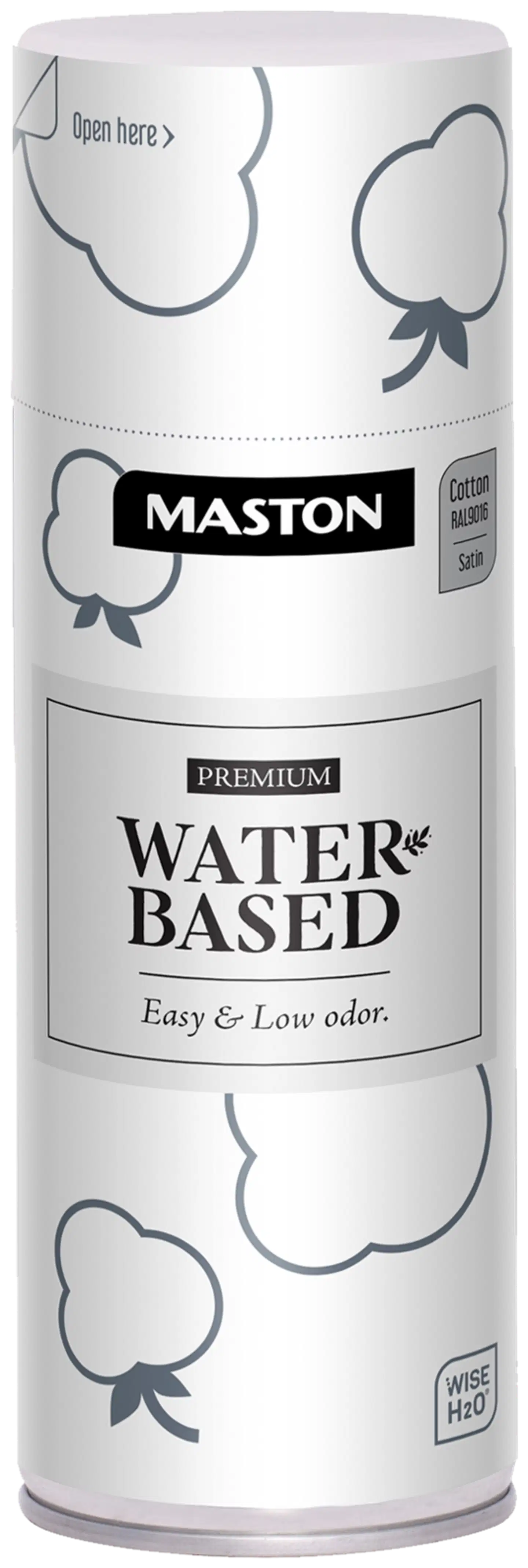 Maston spraymaali Water-Based 350 ml  Cotton RAL9016