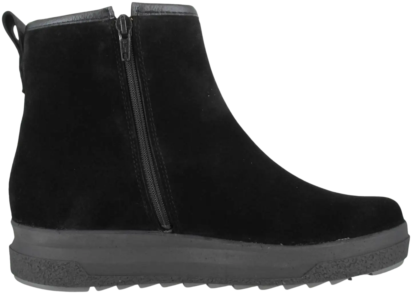 Pomar naisten nilkkuri Pihta 18480-400 - Black suede/wool l - 2