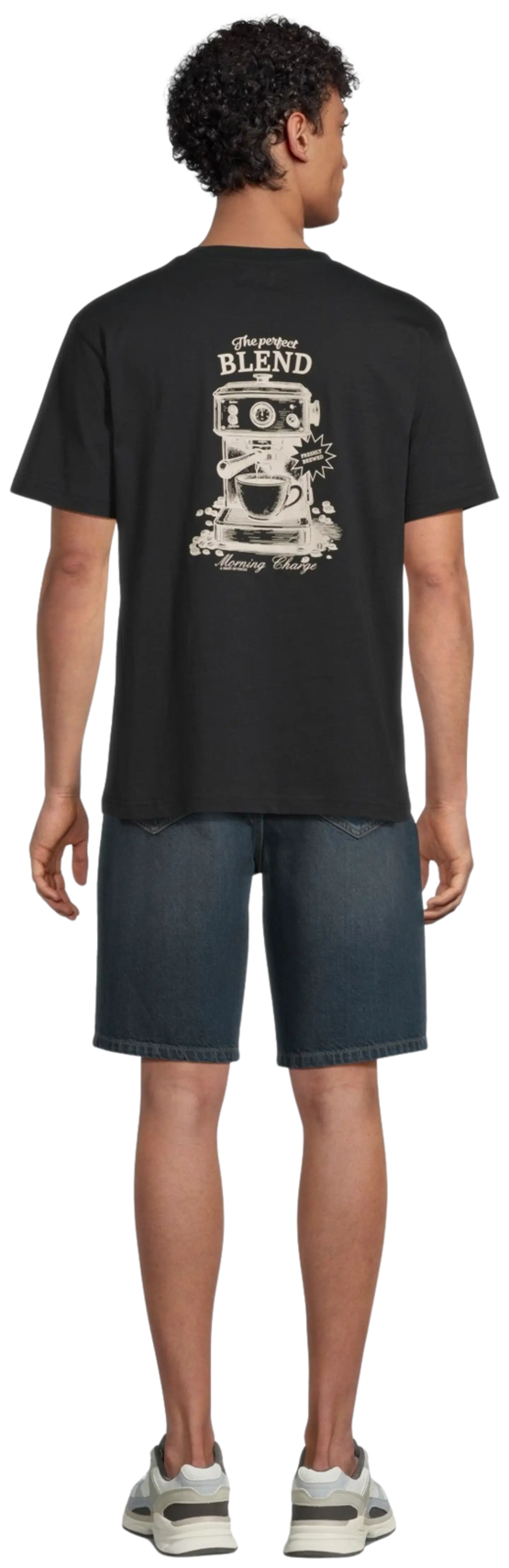 WKLY. miesten farkkushortsit 202W152606 - D.blue denim washed - 3