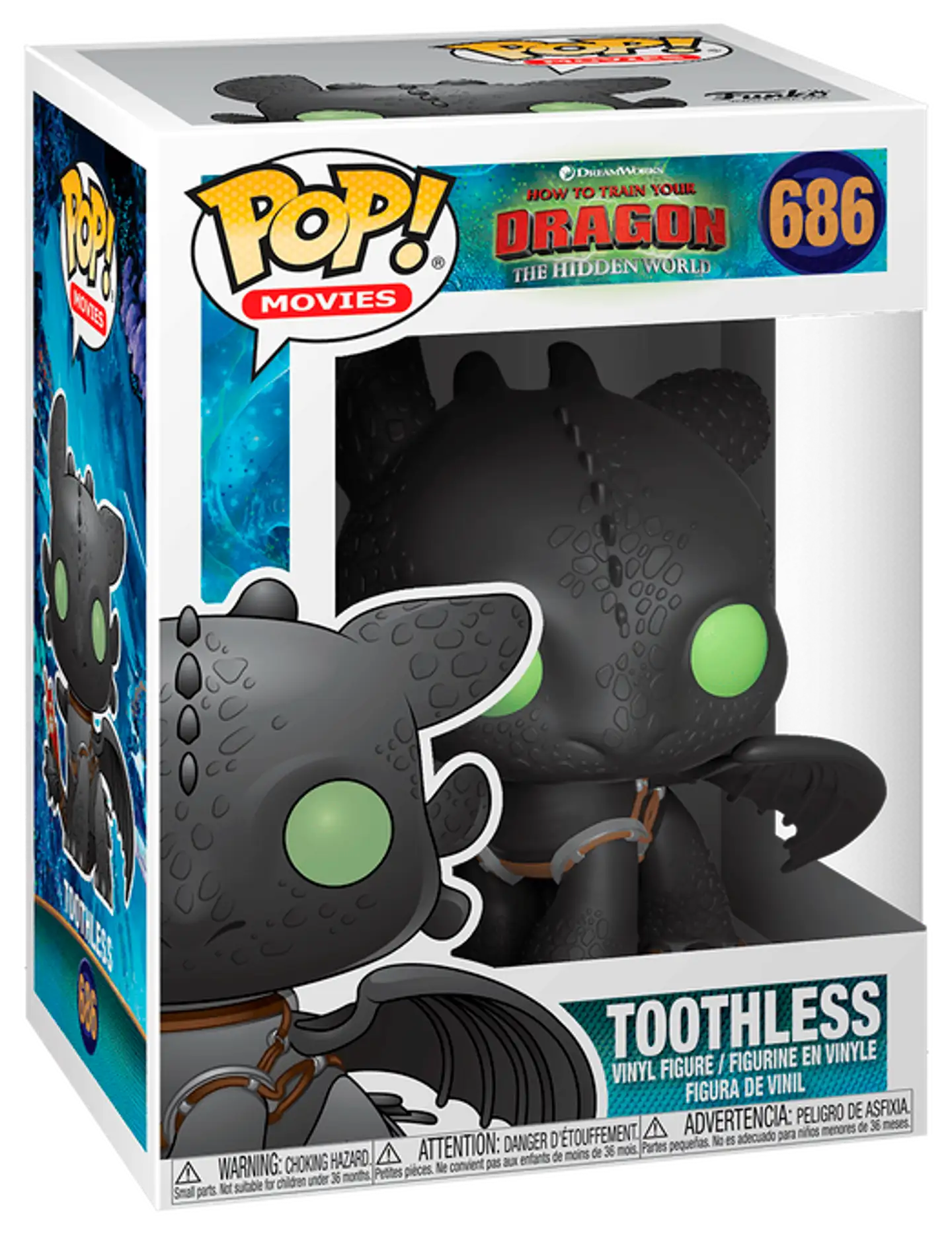 FUNKO POP! Vinyylihahmo: How to Train Your Dragon 3 - Toothless - 1