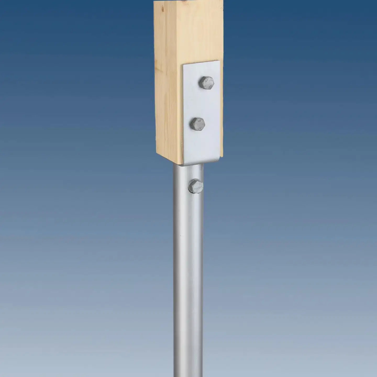 Ruuvipaalun U-kenkä 150 mm pystypilarille - 2