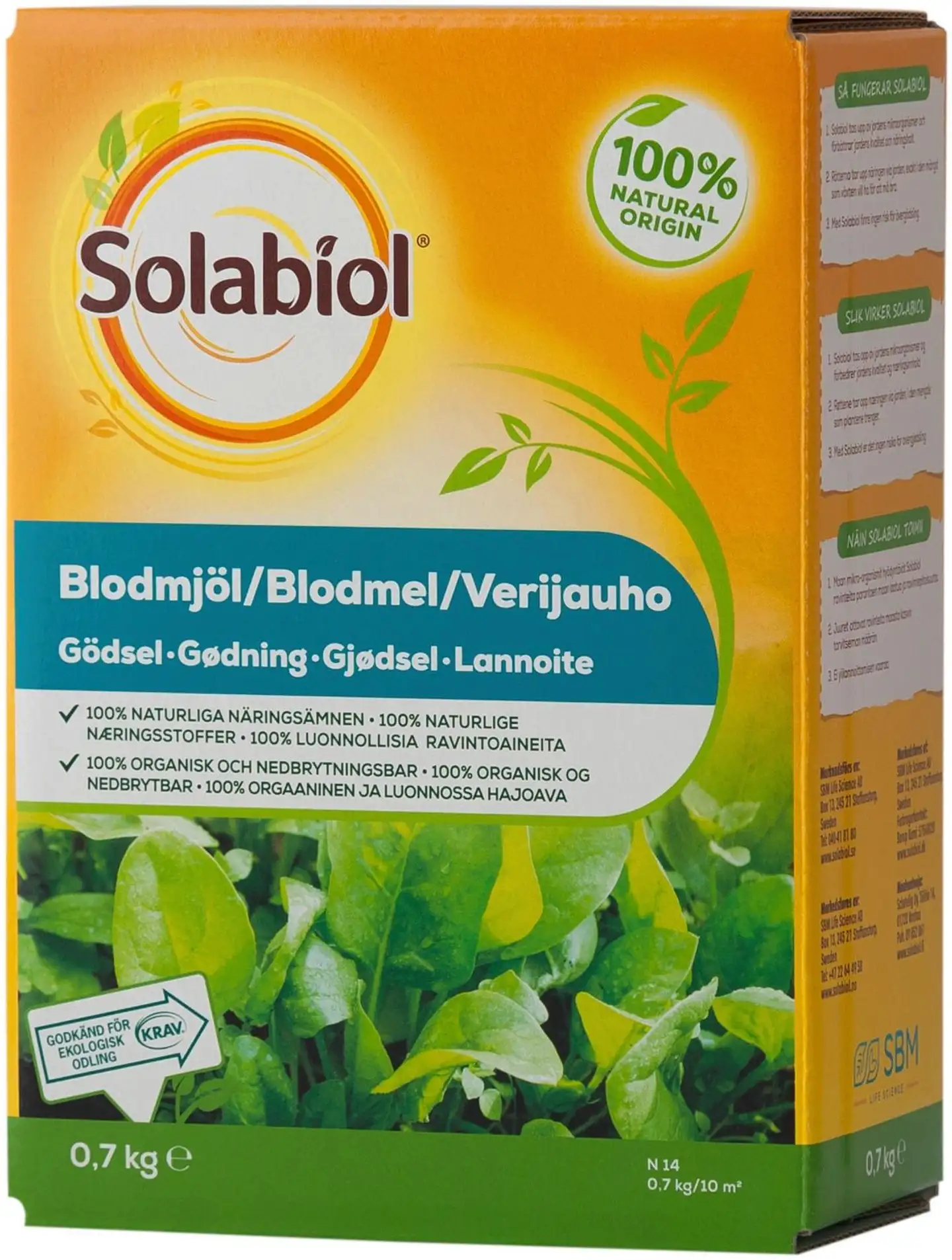 Solabiol 0,7 kg Verijauho