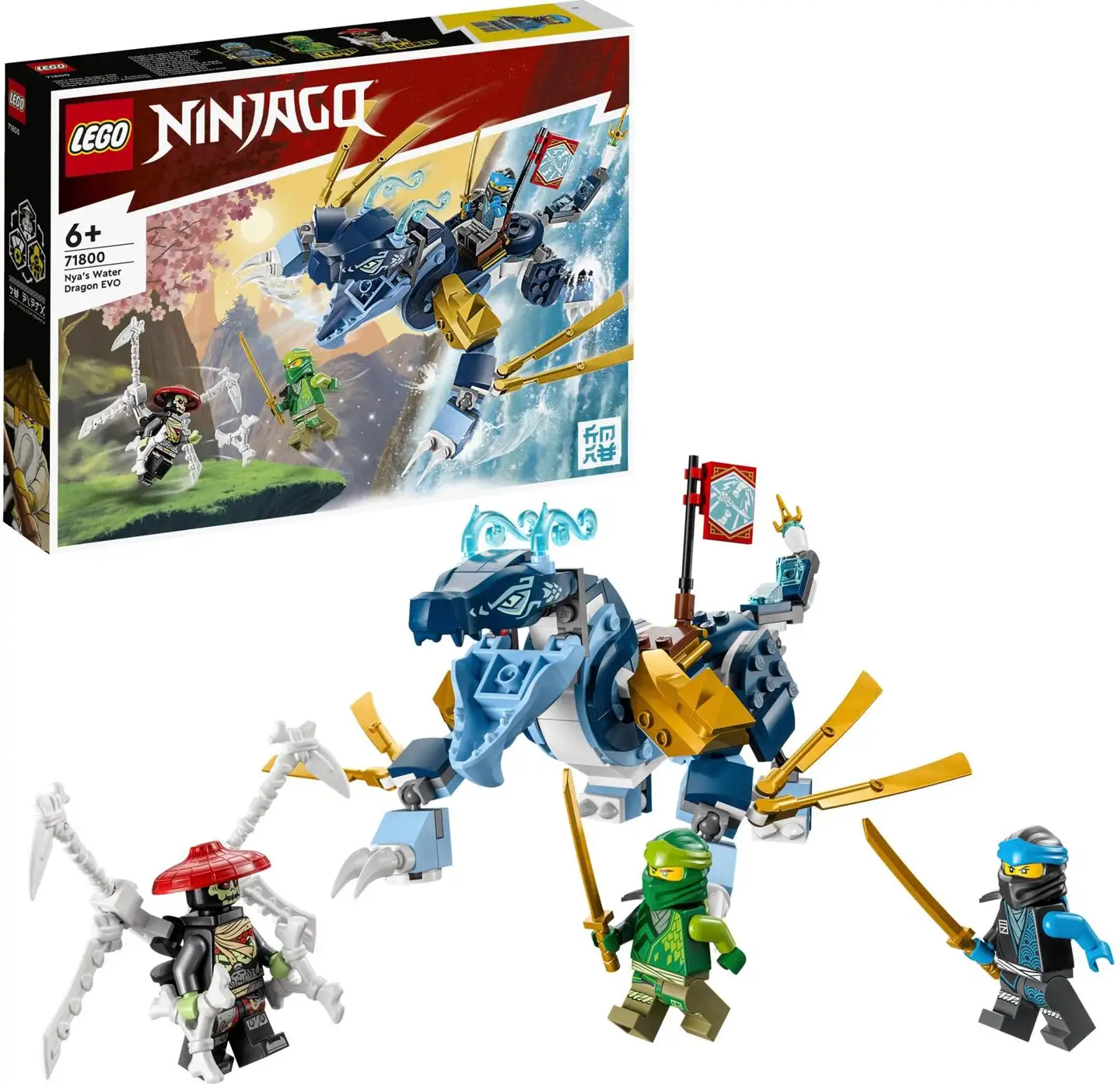 LEGO Ninjago 71800 - Nyan vesilohikäärme EVO - 2