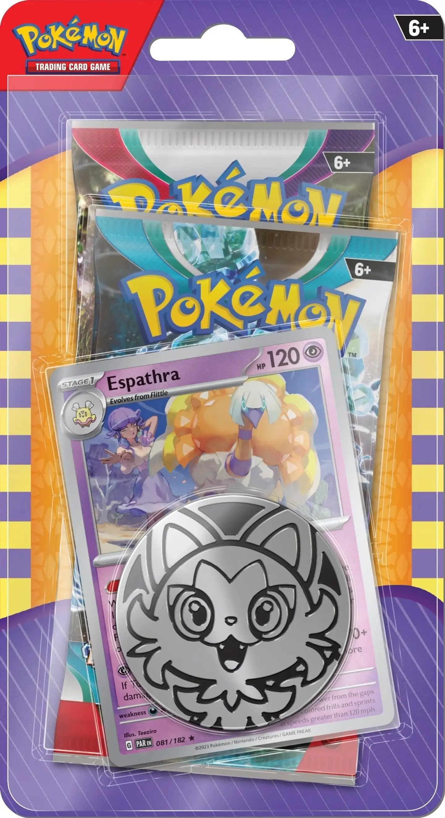 Pokemon 2-Pack Blister 2024 Generic Espathra keräilykortit