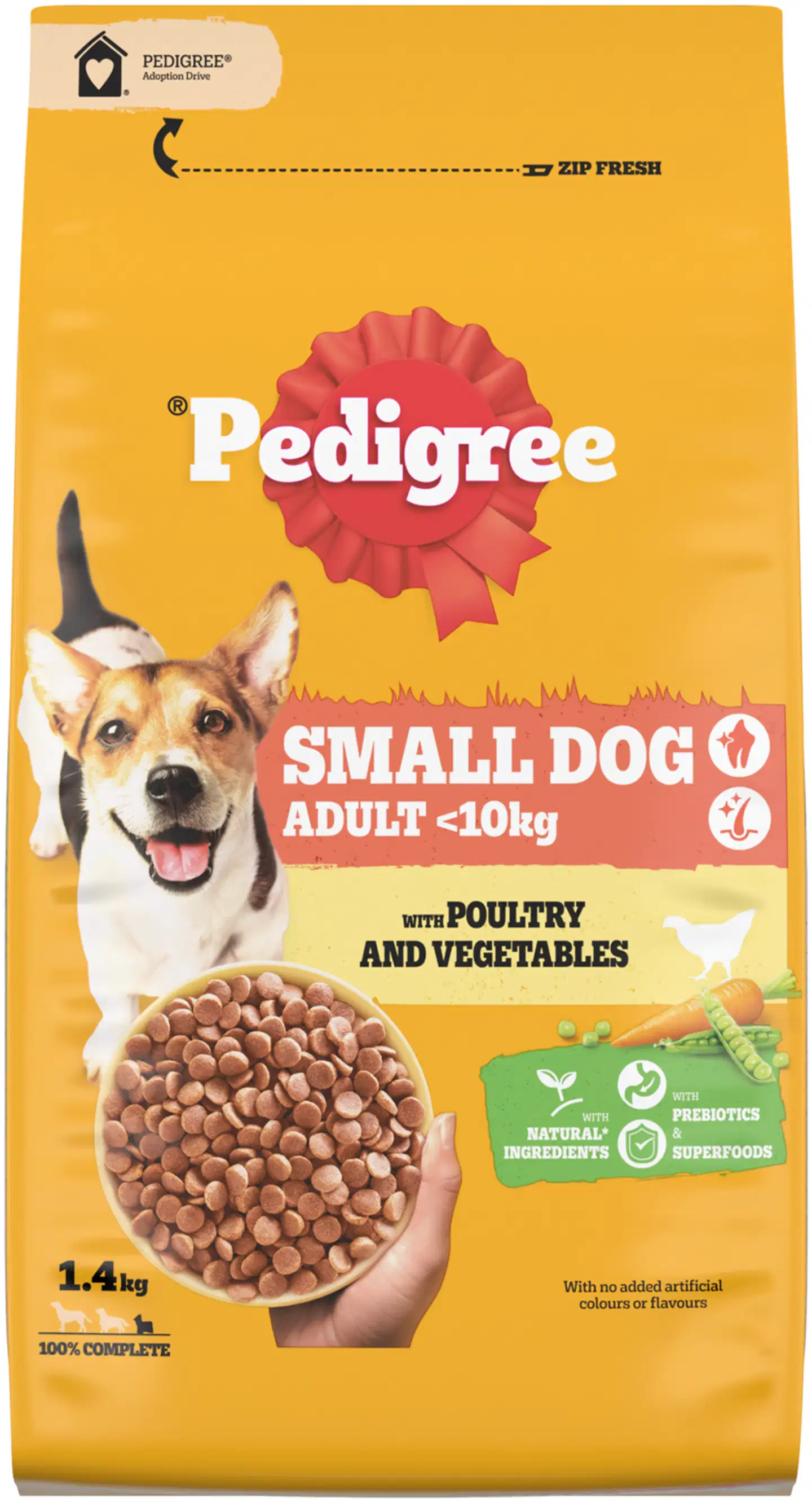 Pedigree dry 1.4kg Adult PtVg