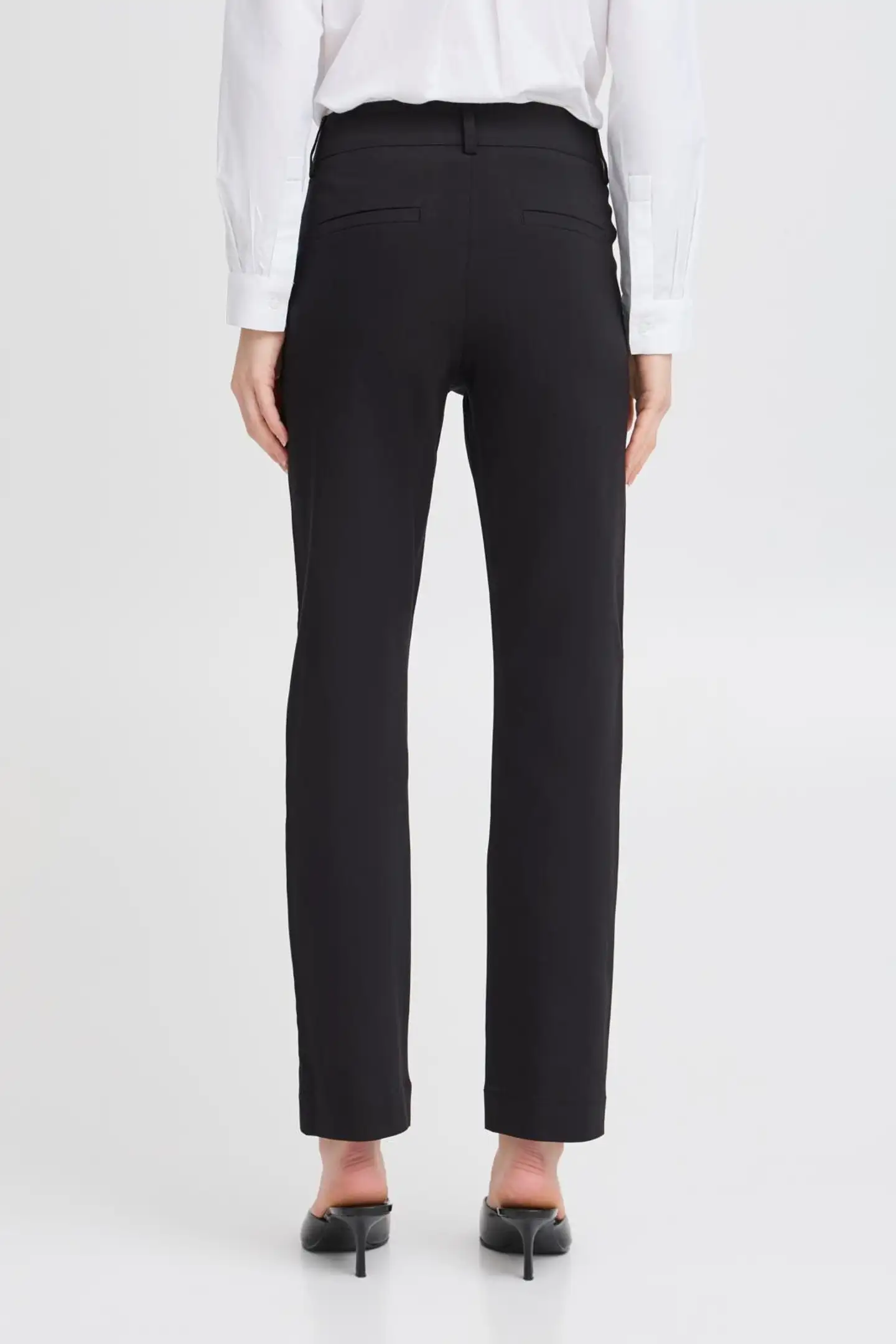 B.young naisten housut Dixi straight - BLACK - 6