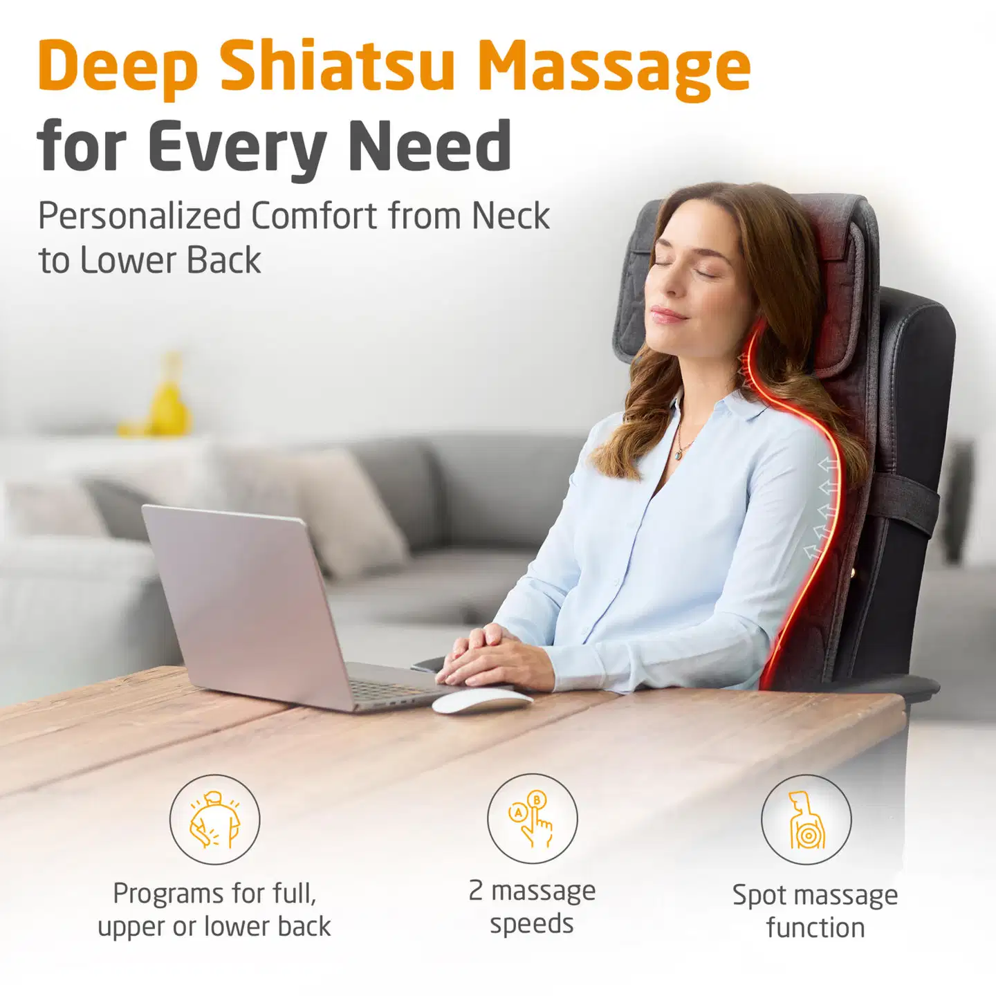 Medisana shiatsu hierontaistuin MC700 - 3