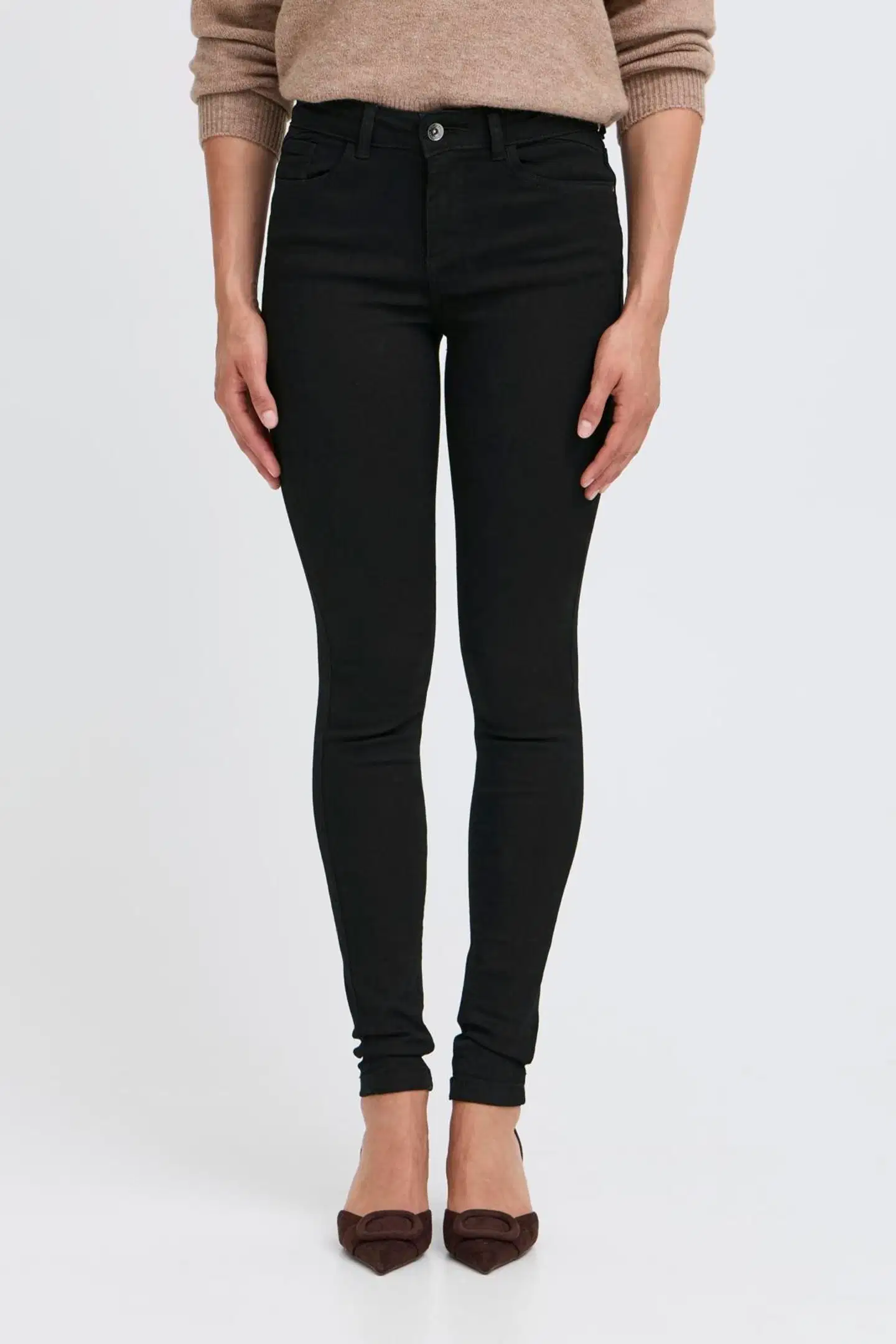 B.young naisten farkut Byluni slim 20803214 - Black - 2