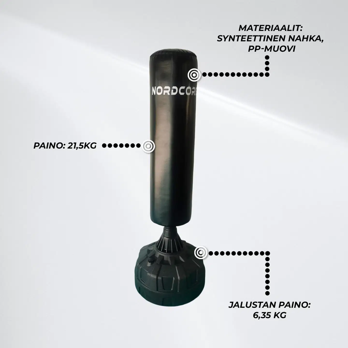 Nordcore Nyrkkeilysäkki Seisova XL - 3