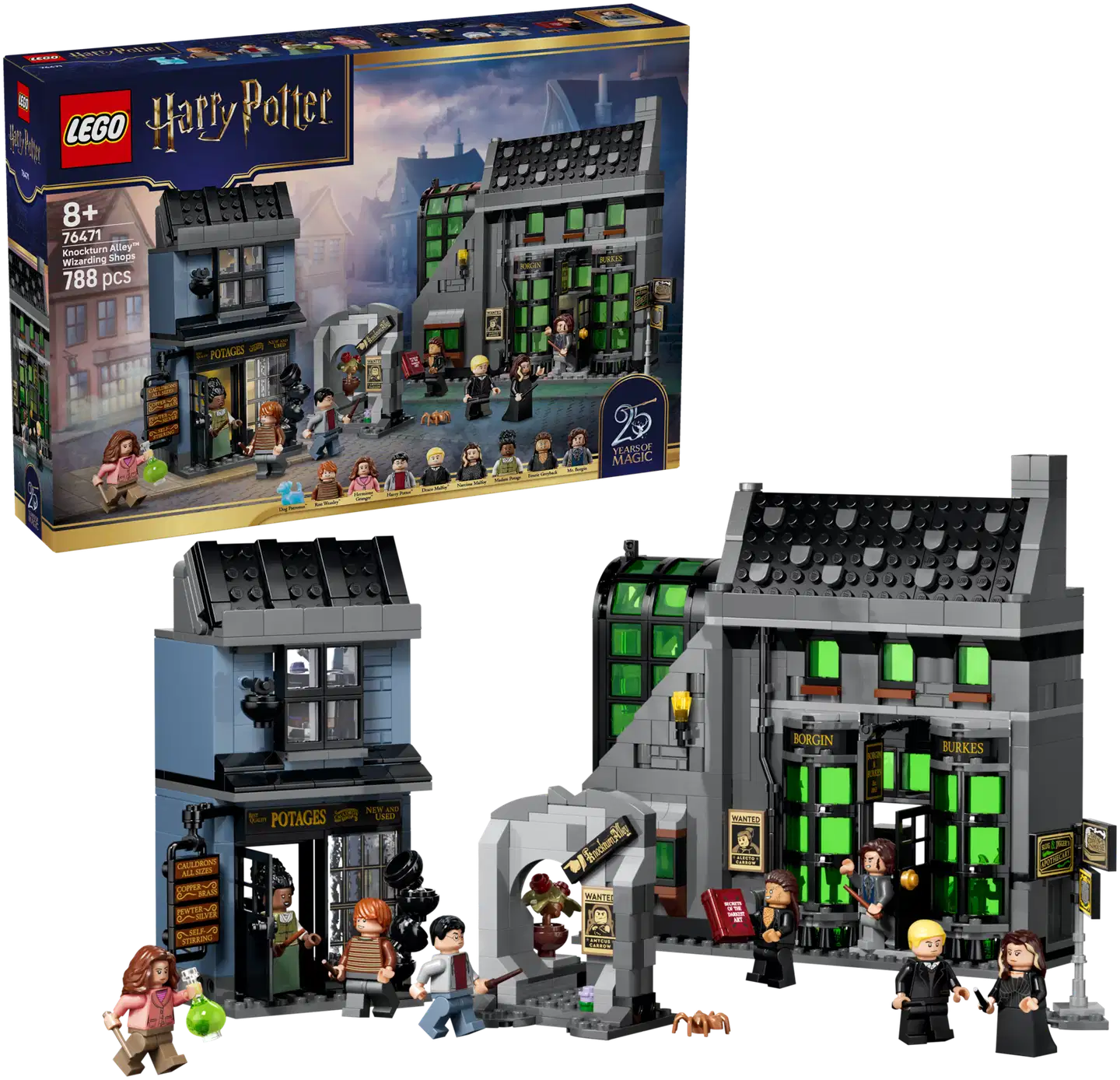 LEGO® Harry Potter TM 76471 Iskunkiertokujan velhokaupat - 1