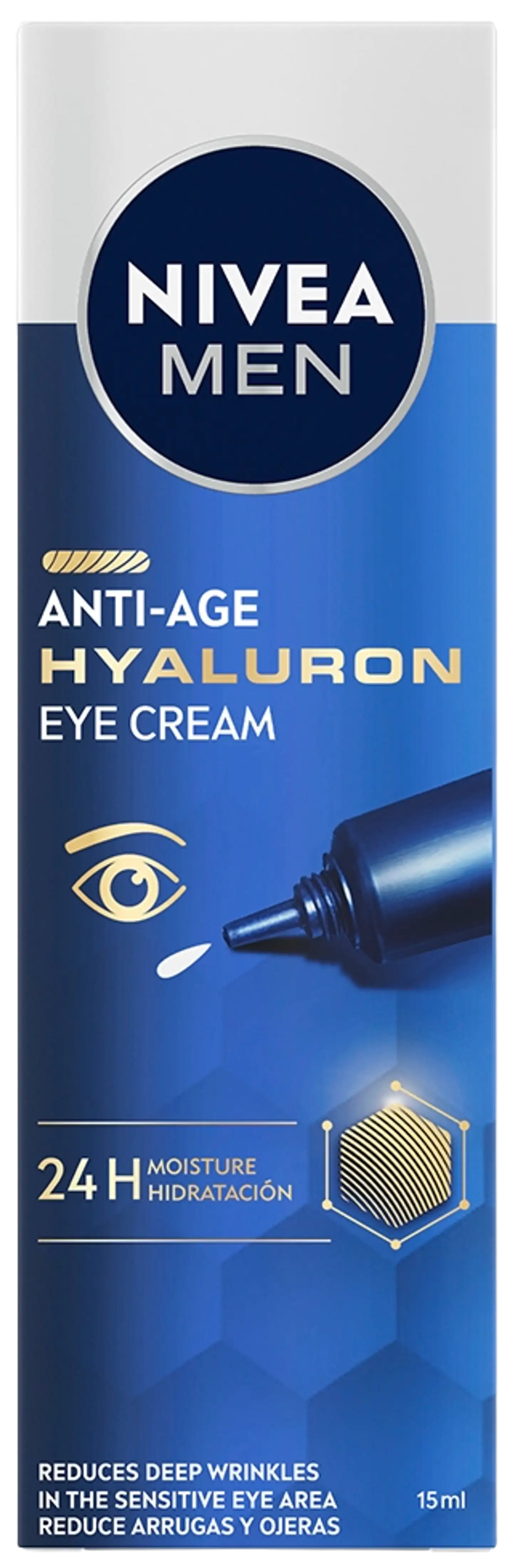 NIVEA MEN 15ml Anti-Age Hyaluron Eye Cream -silmänympärysvoide 15ml - 1