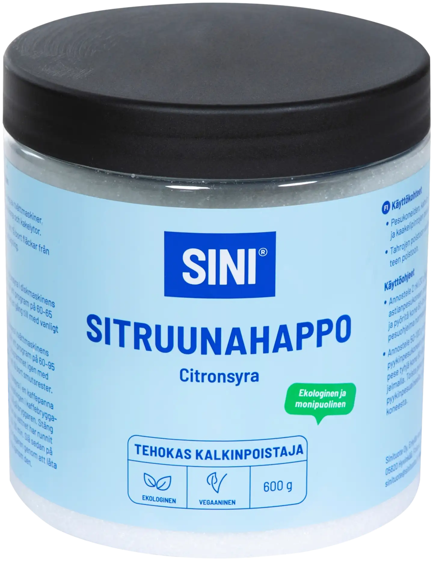 SINI sitruunahappo 600 g - 1