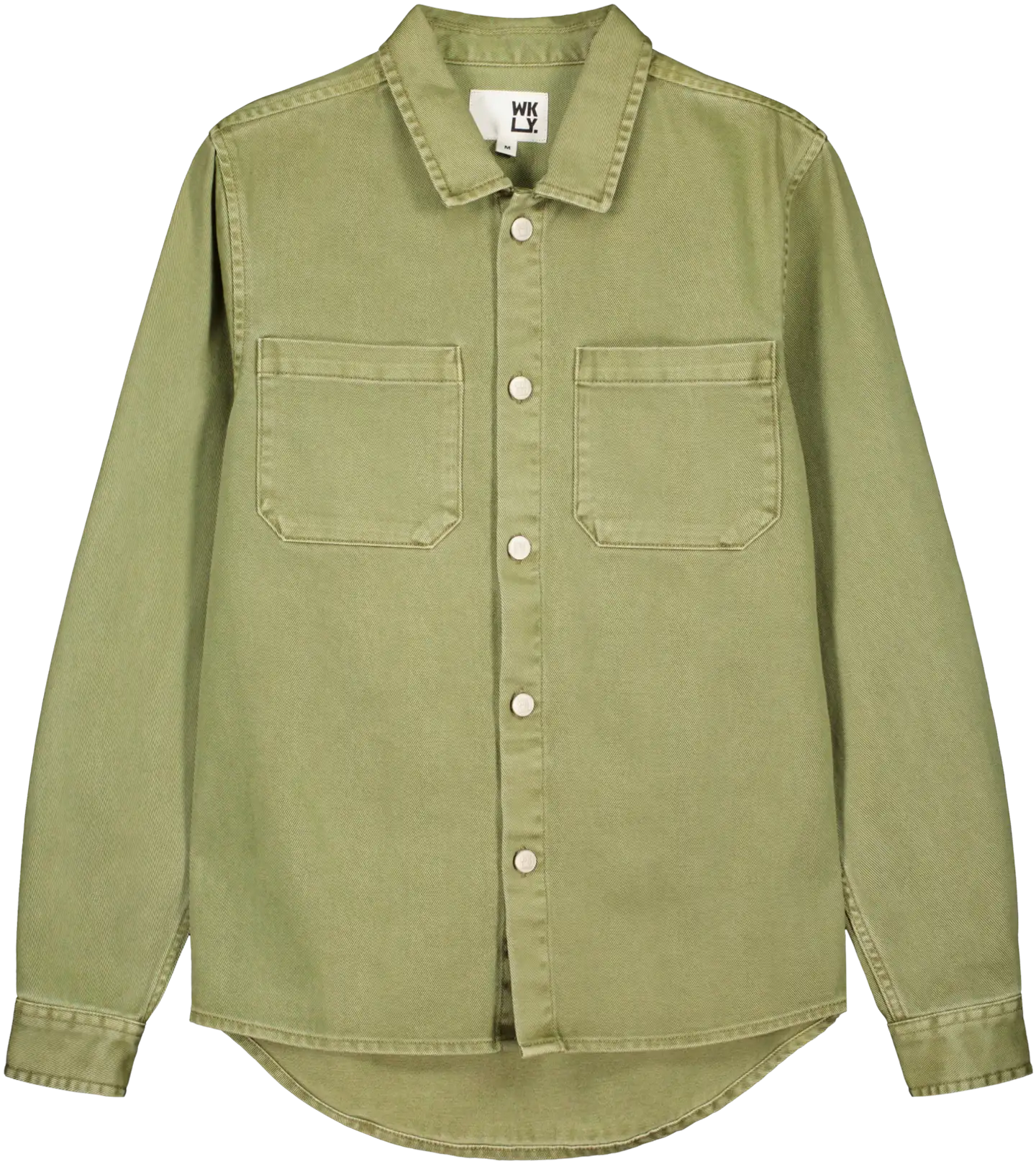 WKLY. miesten paitatakki denim twill 194W482401 - Khaki green - 1