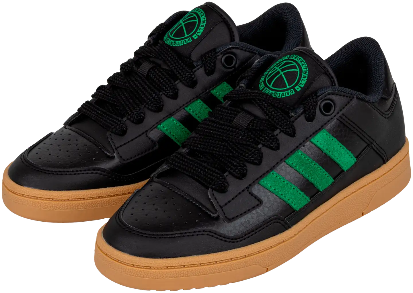 adidas lasten tennarit Rapid Court Low JR3179 - BLK/Green - 1
