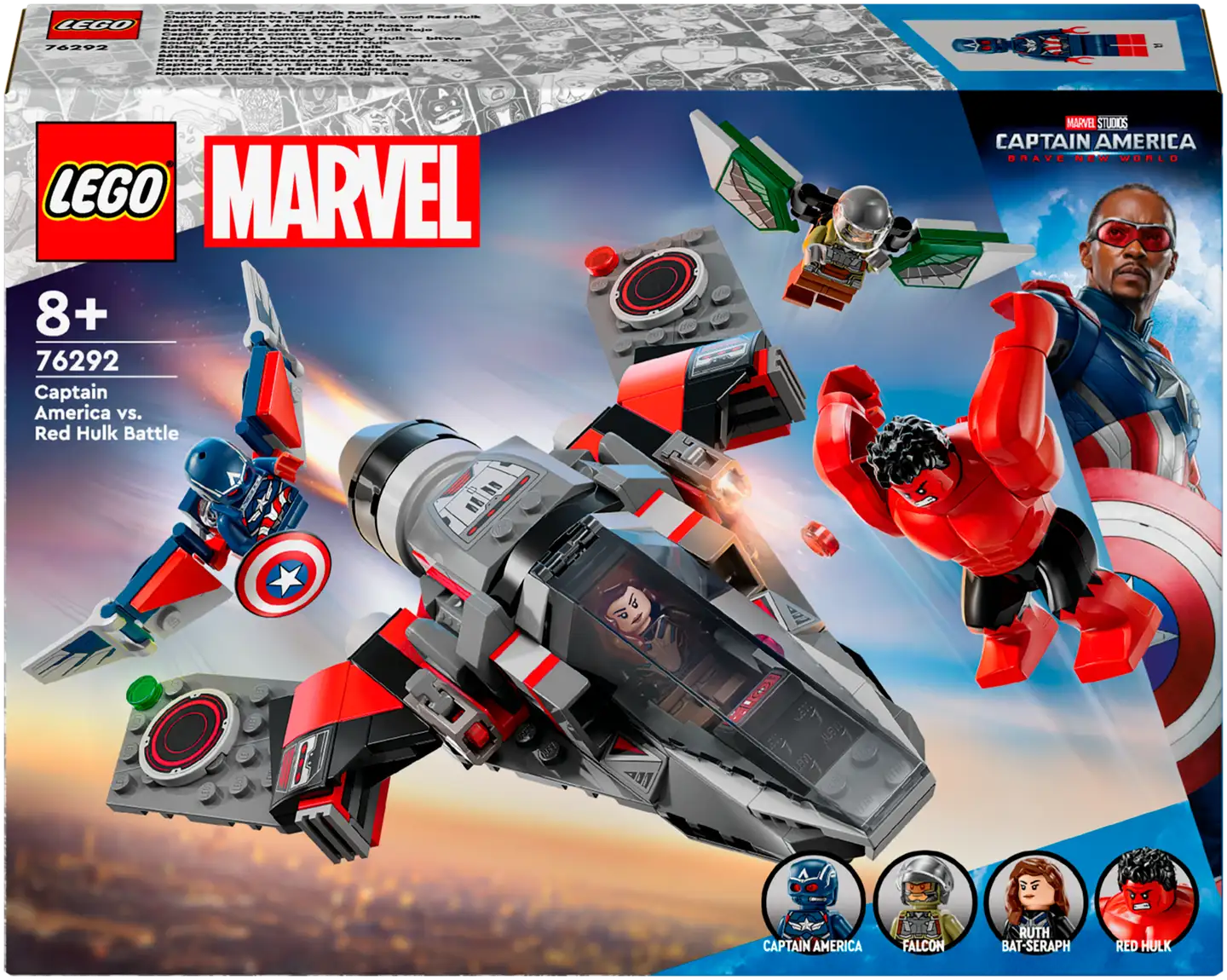 LEGO® Marvel 76292 Captain American ja Punaisen Hulkin taistelu - 2