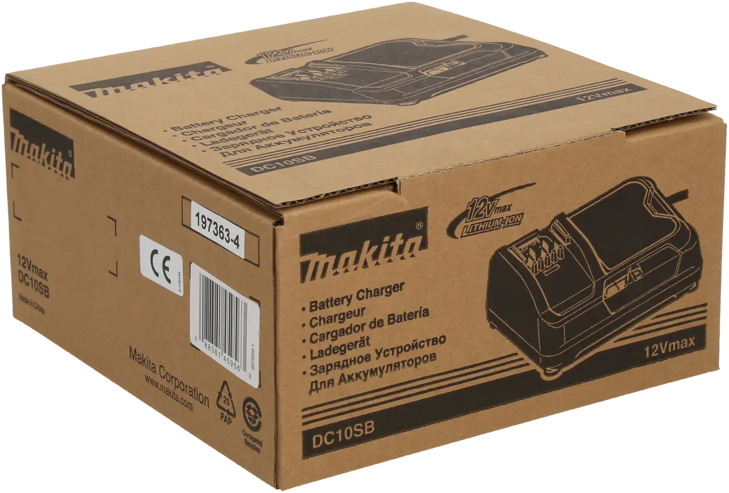 Makita CXT DC10SB 10,8/12V laturi - 2