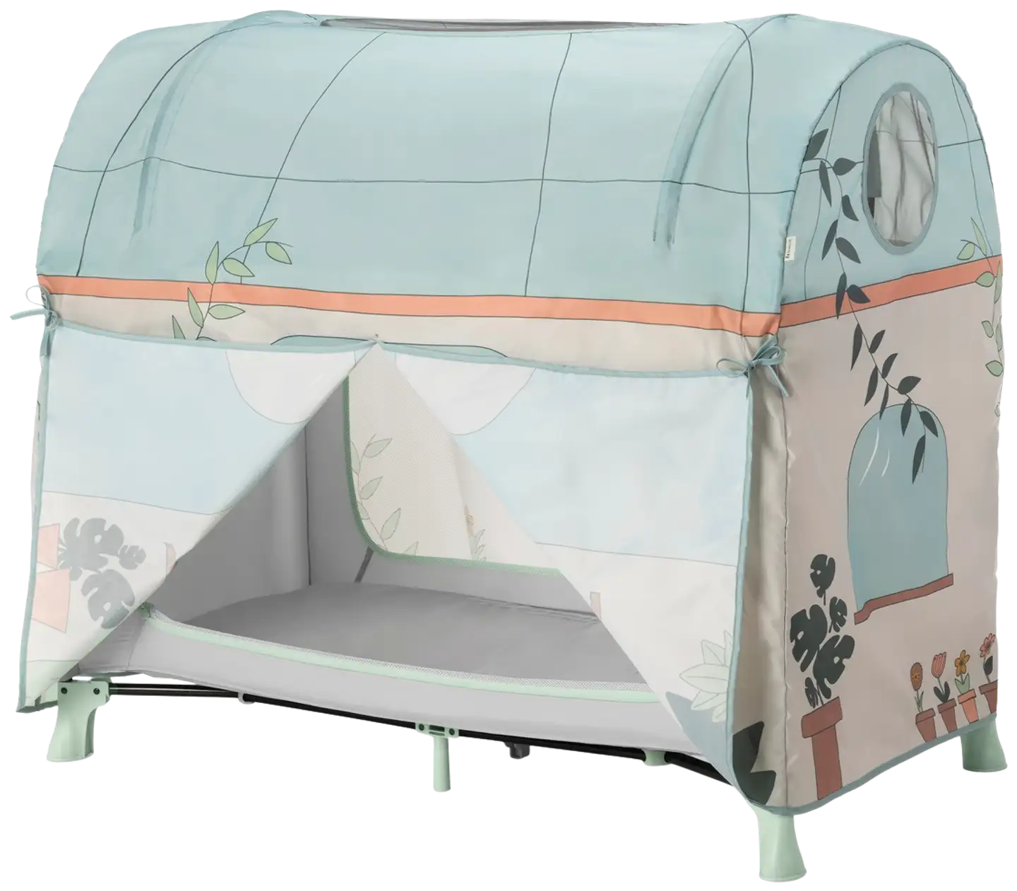 Hauck päällinen matkasänkyyn Travel Bed kasvit - 7